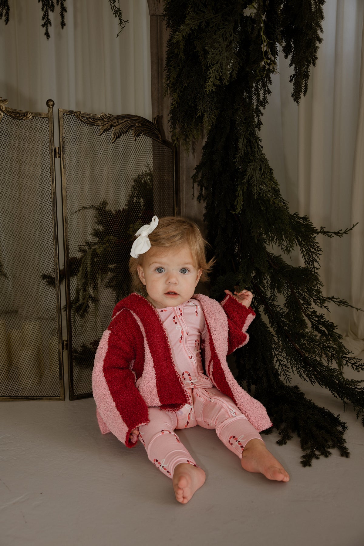 Children's Robe | Sugar Plum Stripe