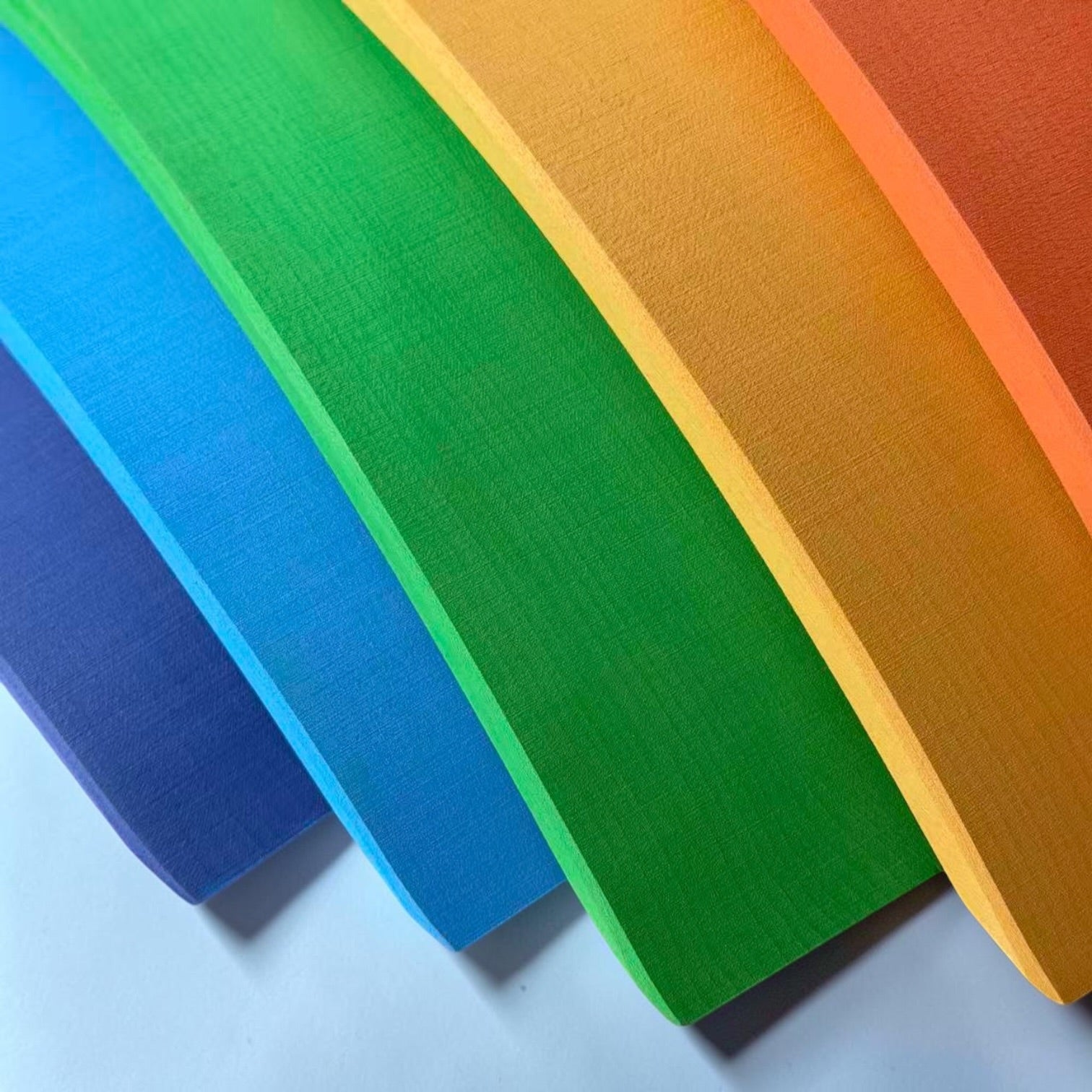 **Pre-order (Ships in 2-3 Weeks)**6-Piece Basswood Rainbow Bridge Building Blocks| Painted & Hand-Stained