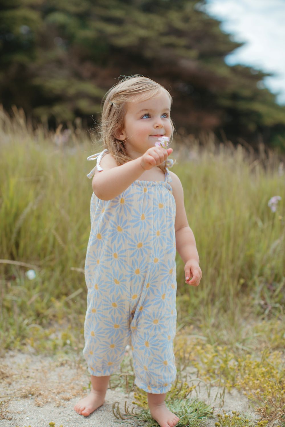 Muslin Tie Shoulder Jumpsuit - Daisy Dreams