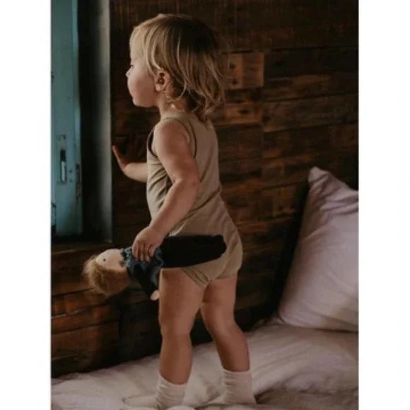 The Sleeveless Onesie - Sand