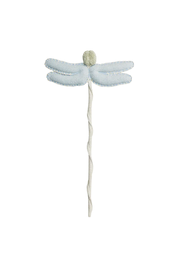 DRAGONFLY WAND SOFT BLUE  Little Wonder & Co   