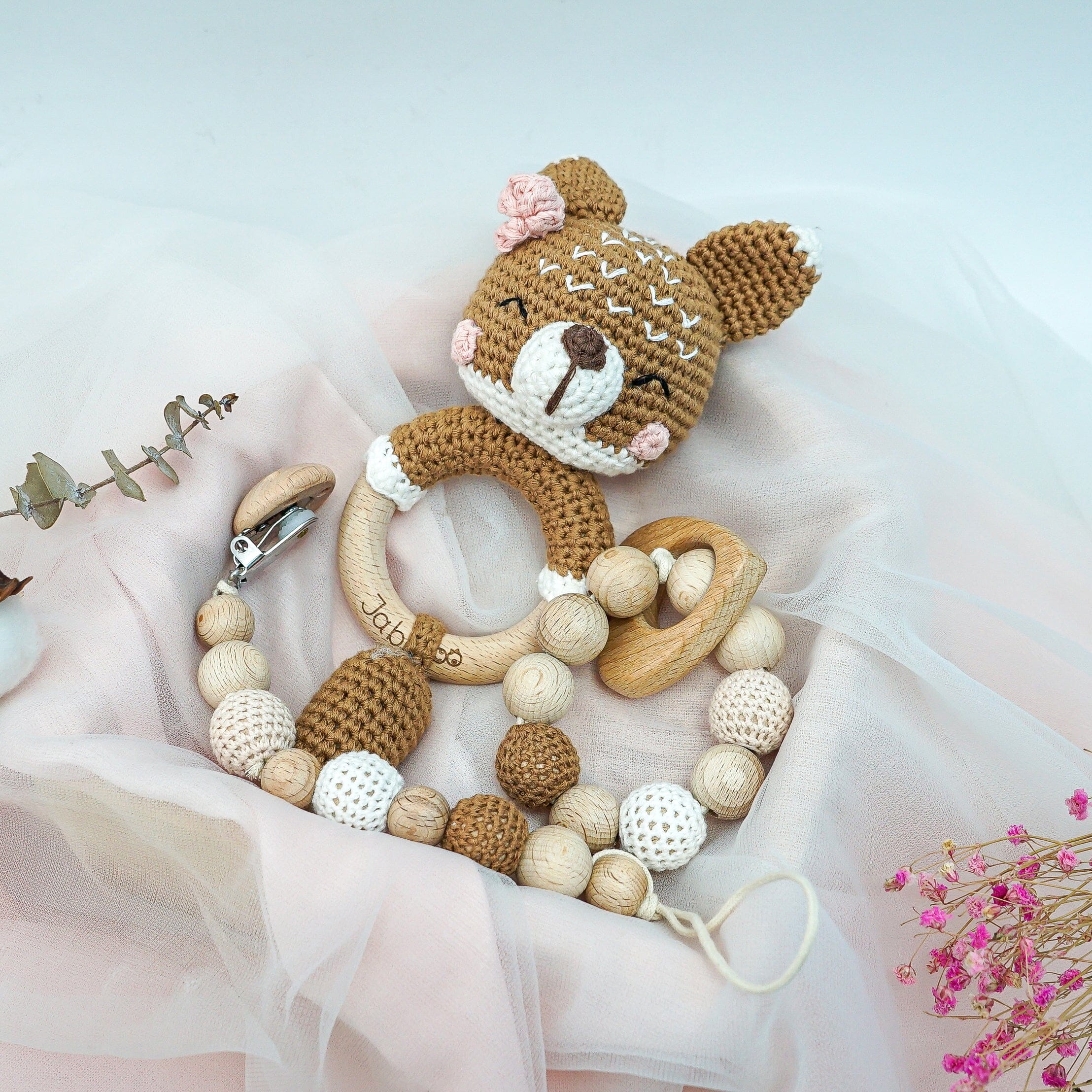 Handmade Fox Crochet Set