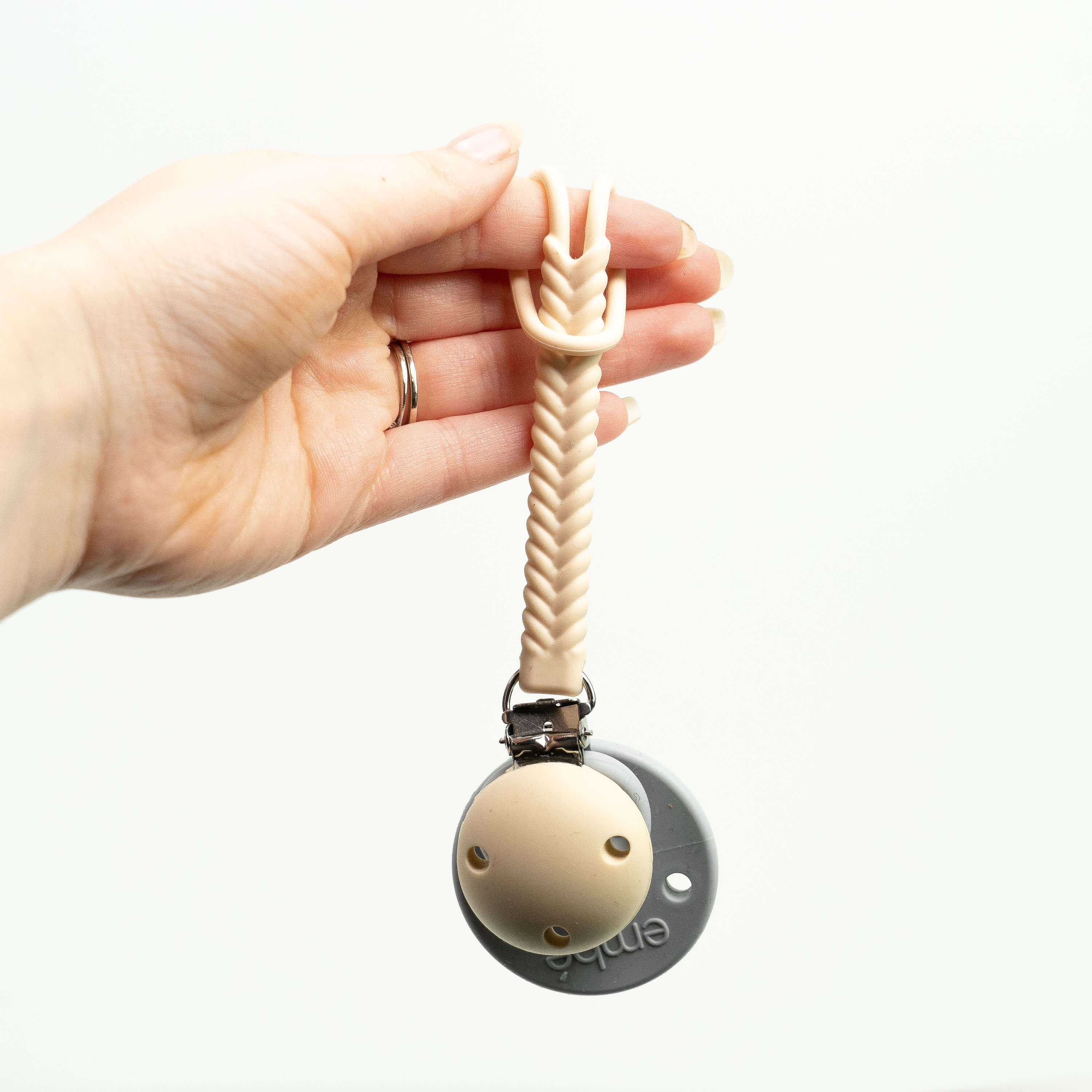Braided Pacifier Clip