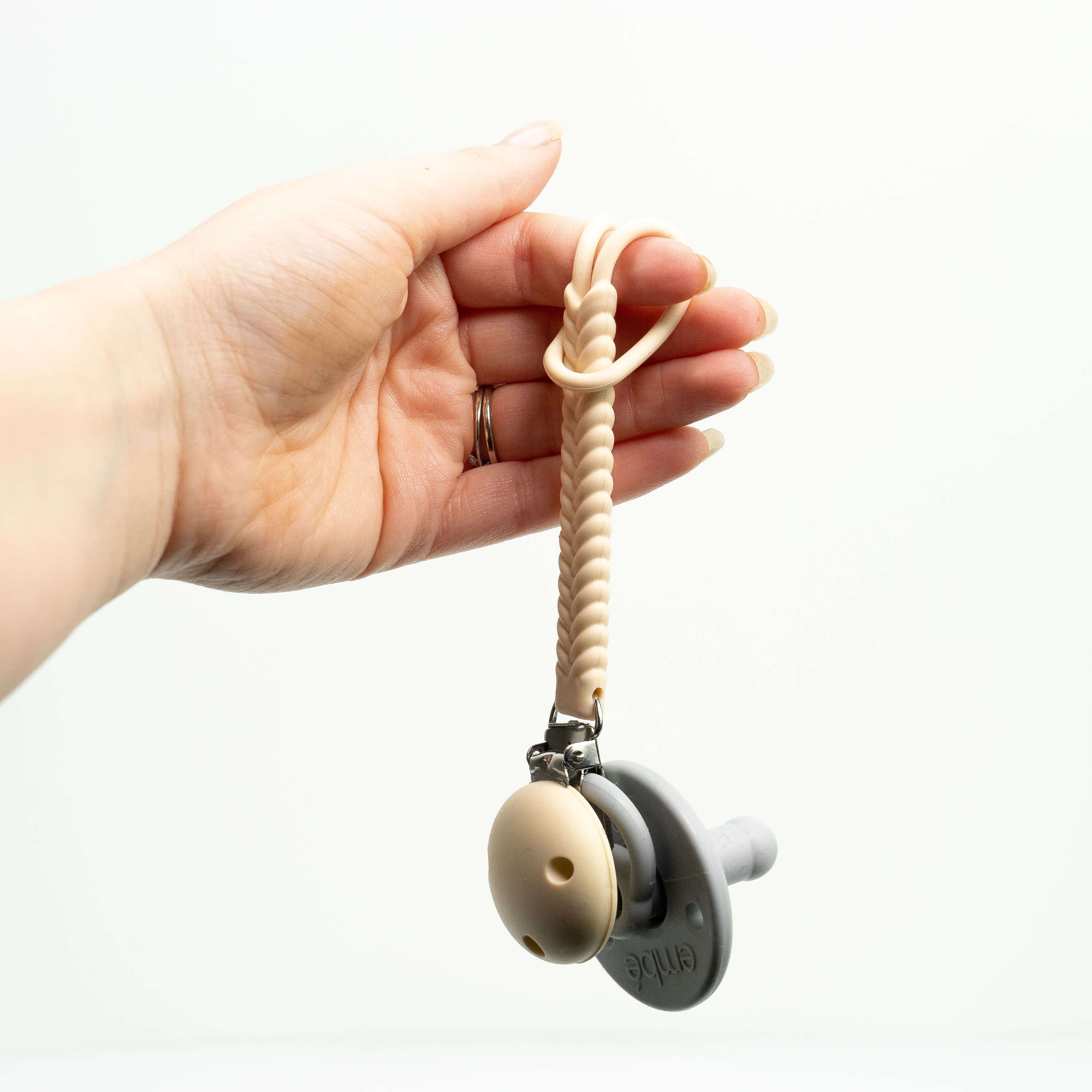 Braided Pacifier Clip