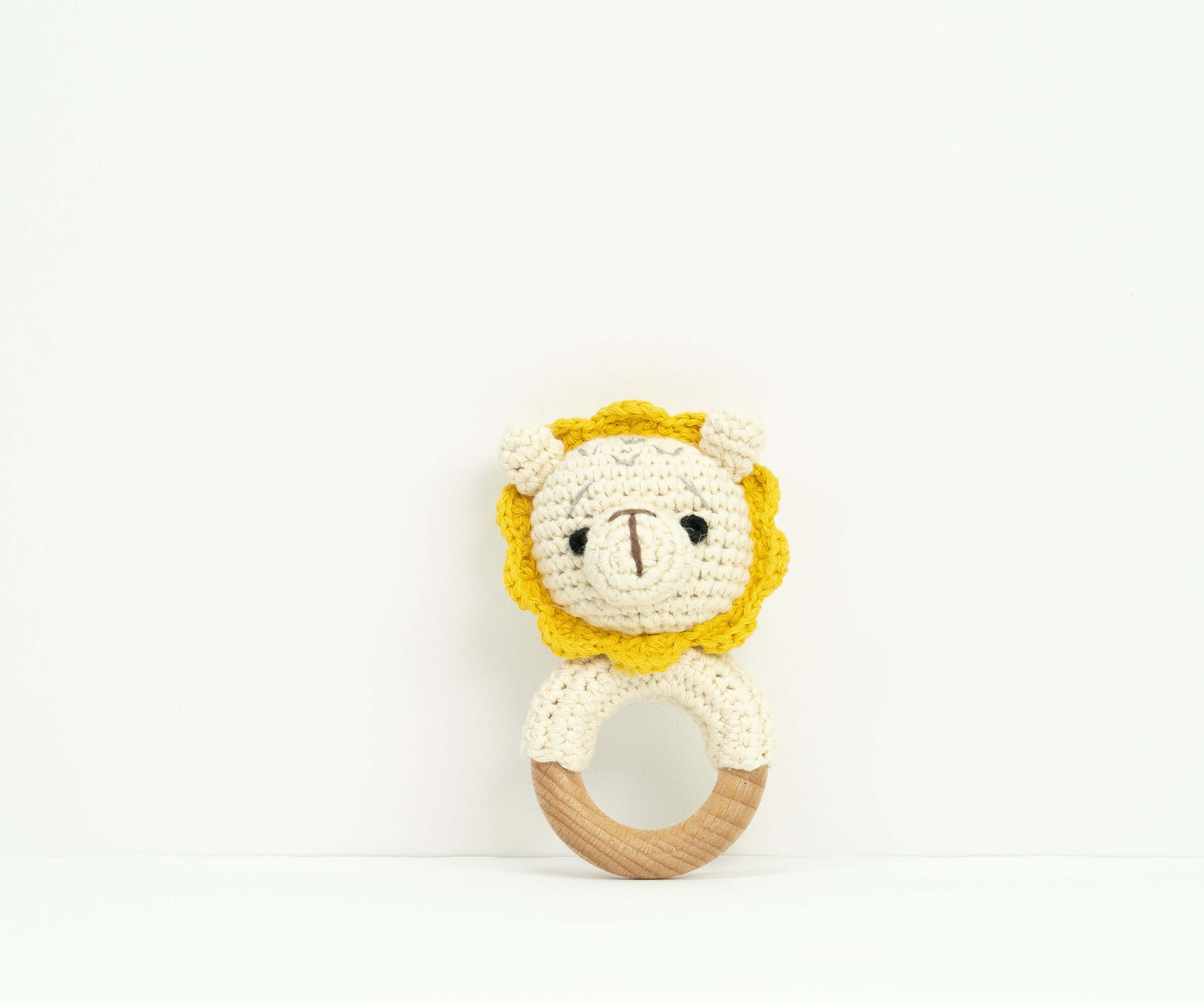 Animal Wooden Rattle Teether