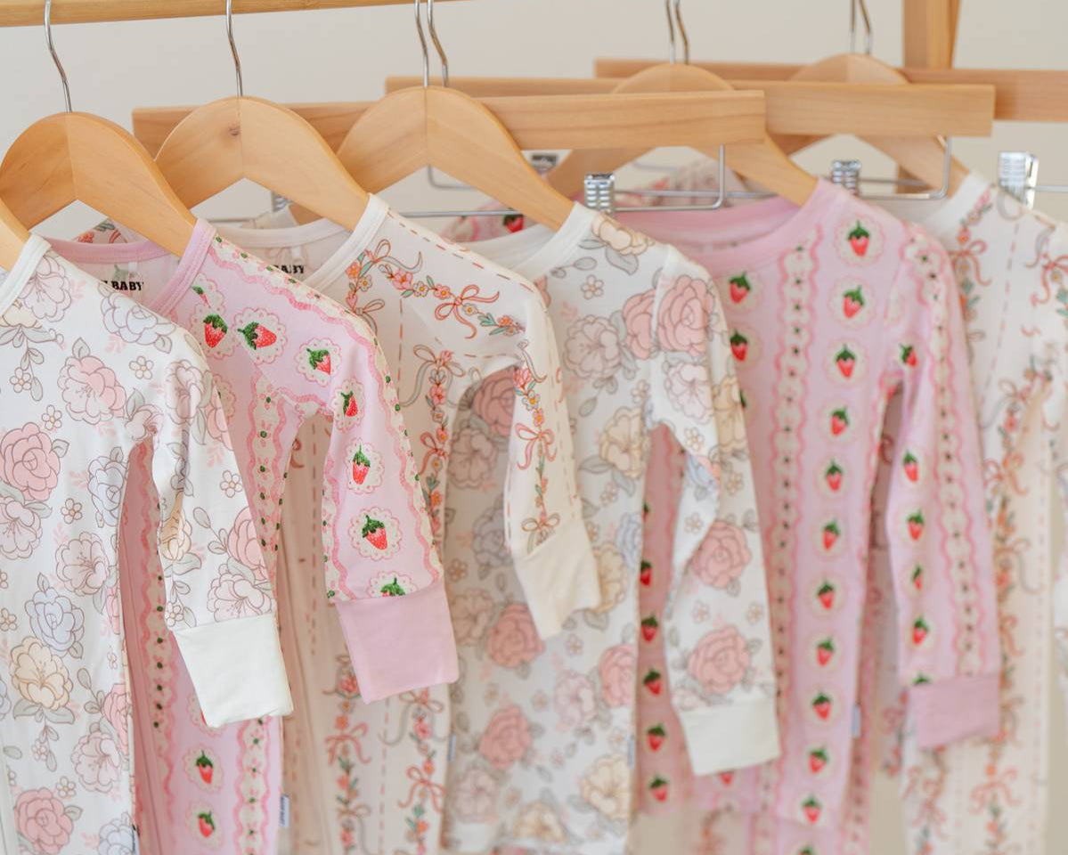 *PREORDER* Strawberry Stripe | Two-Piece Pajama Set