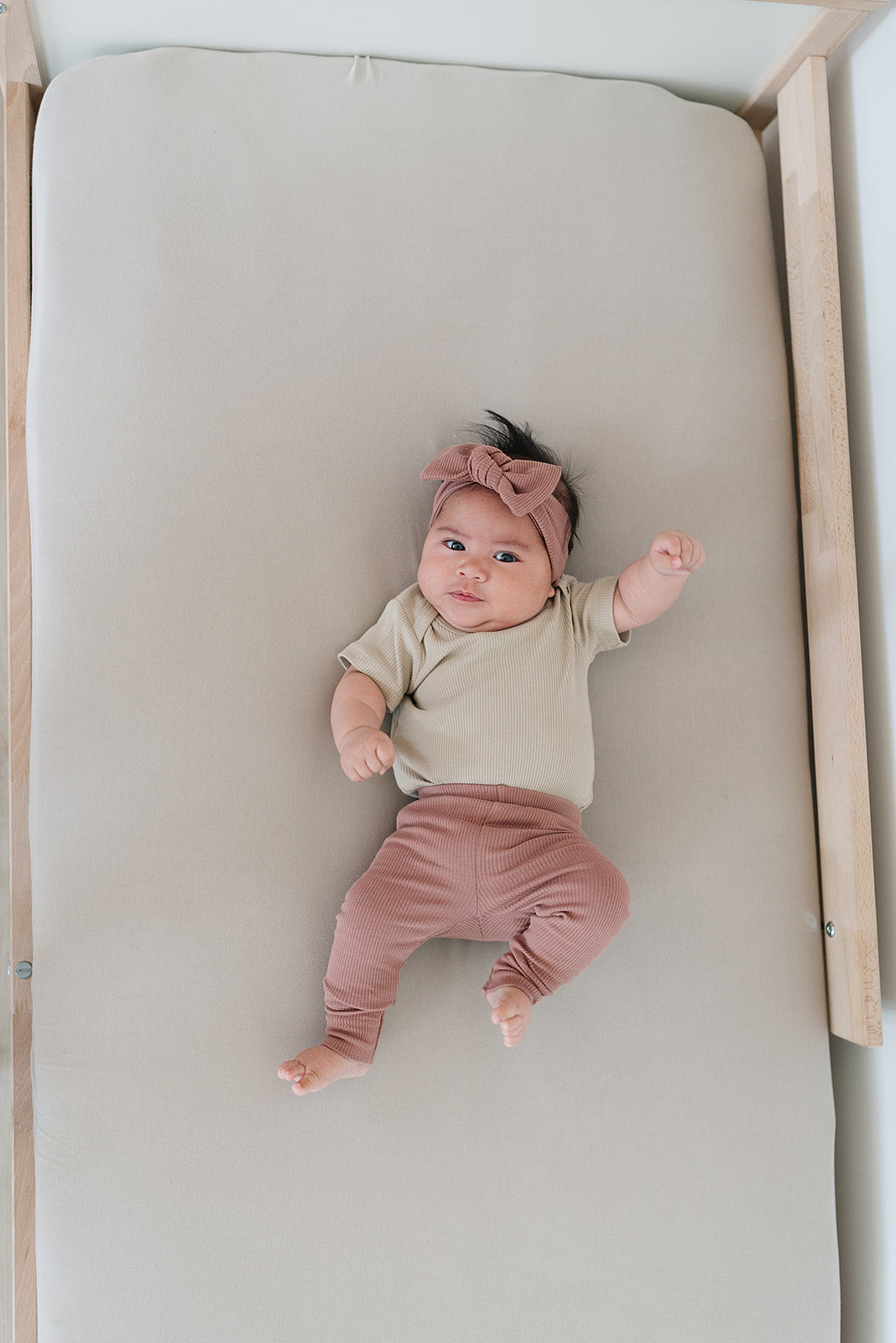 Dusty Rose Organic Leggings  Mebie Baby   