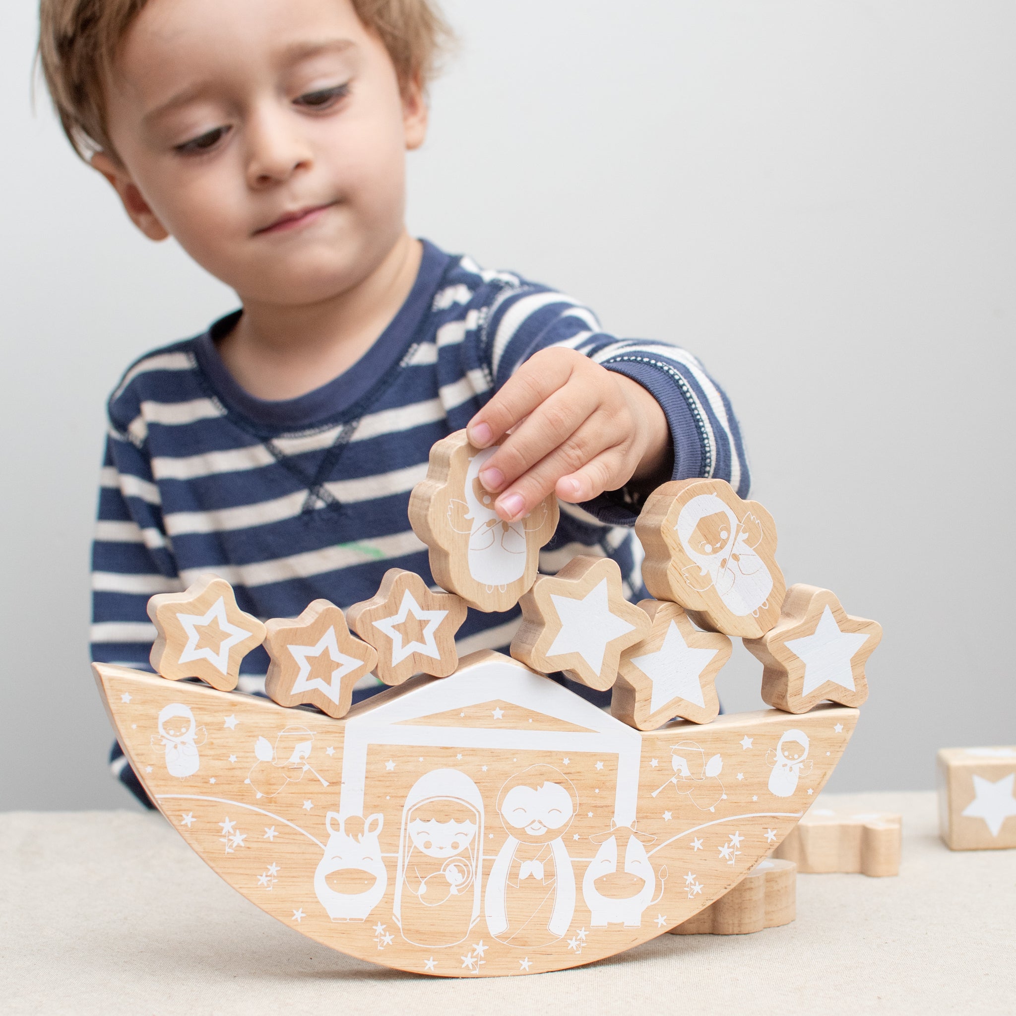 Nativity Wooden Balance Game