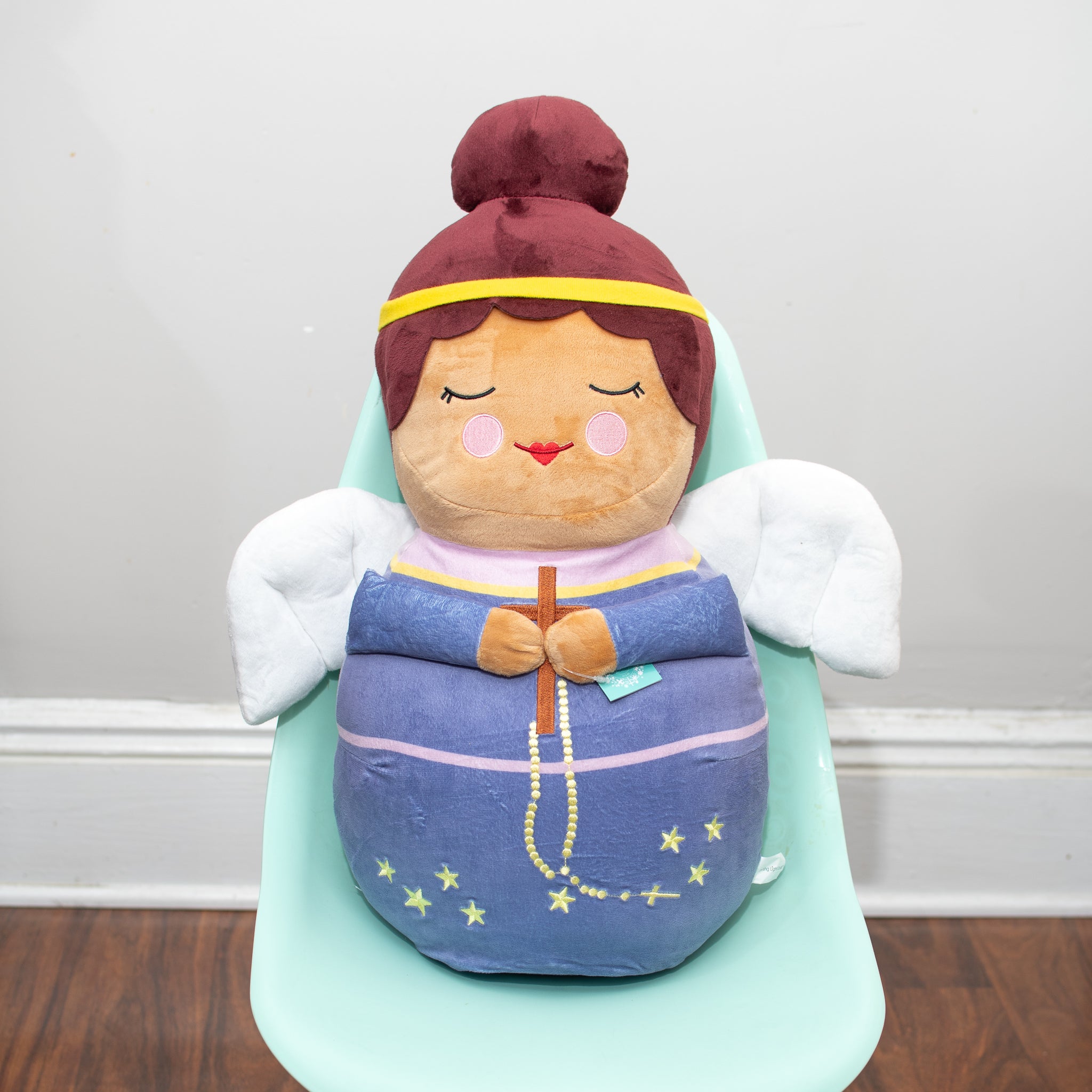 Jumbo Purple Guardian Angel Plush Doll