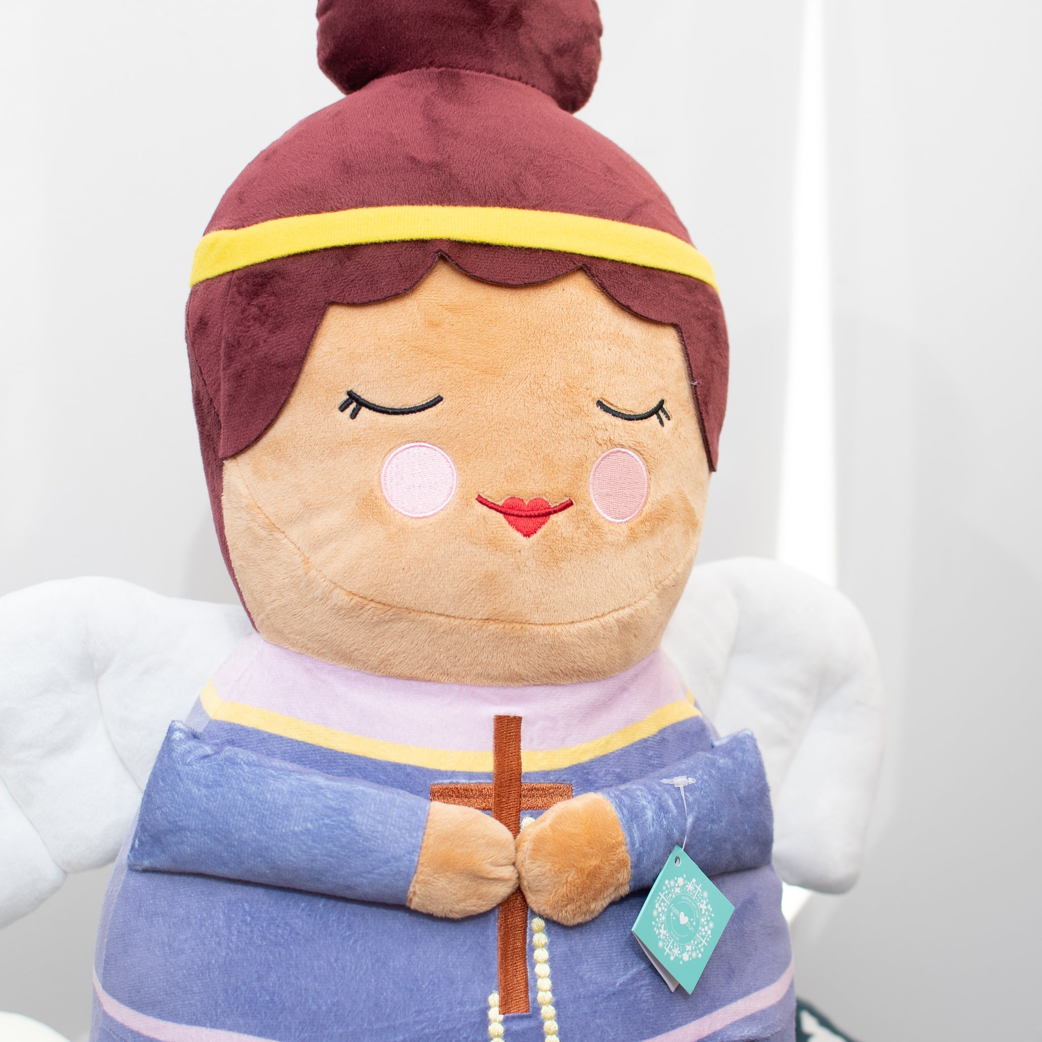 Jumbo Purple Guardian Angel Plush Doll