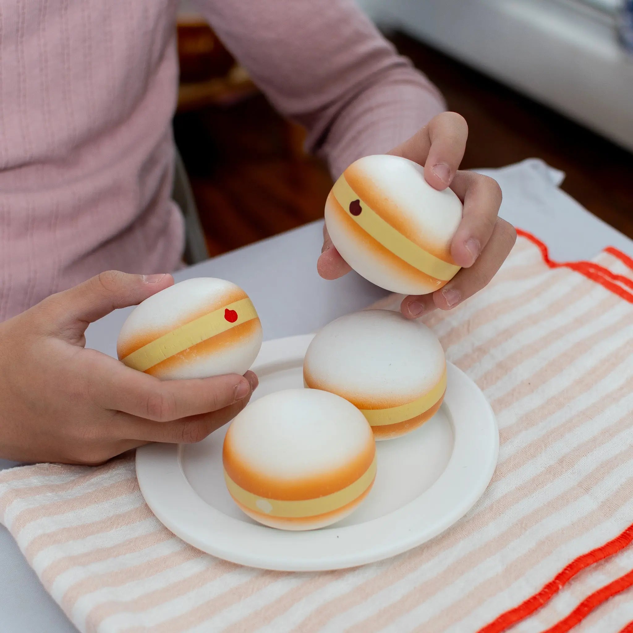 Fat Tuesday Paczki Wooden Play Food Set- Mini Catholic Kitchen