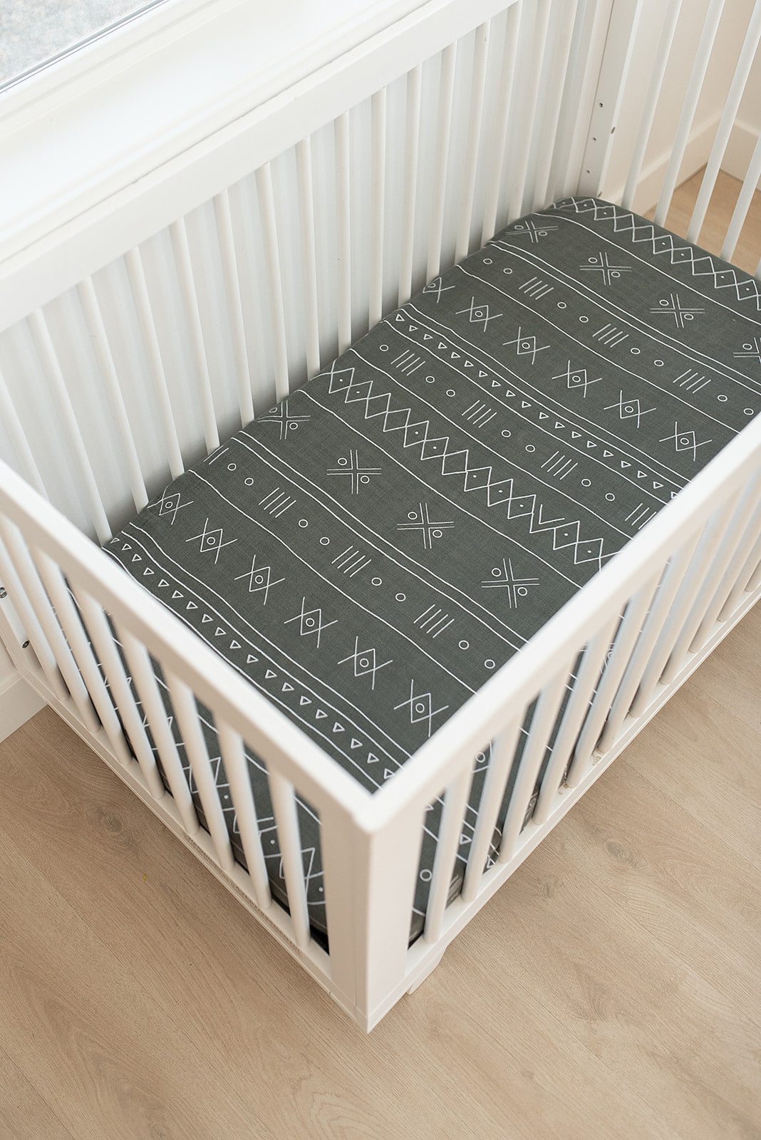 Alpine Muslin Crib Sheet  Mebie Baby   