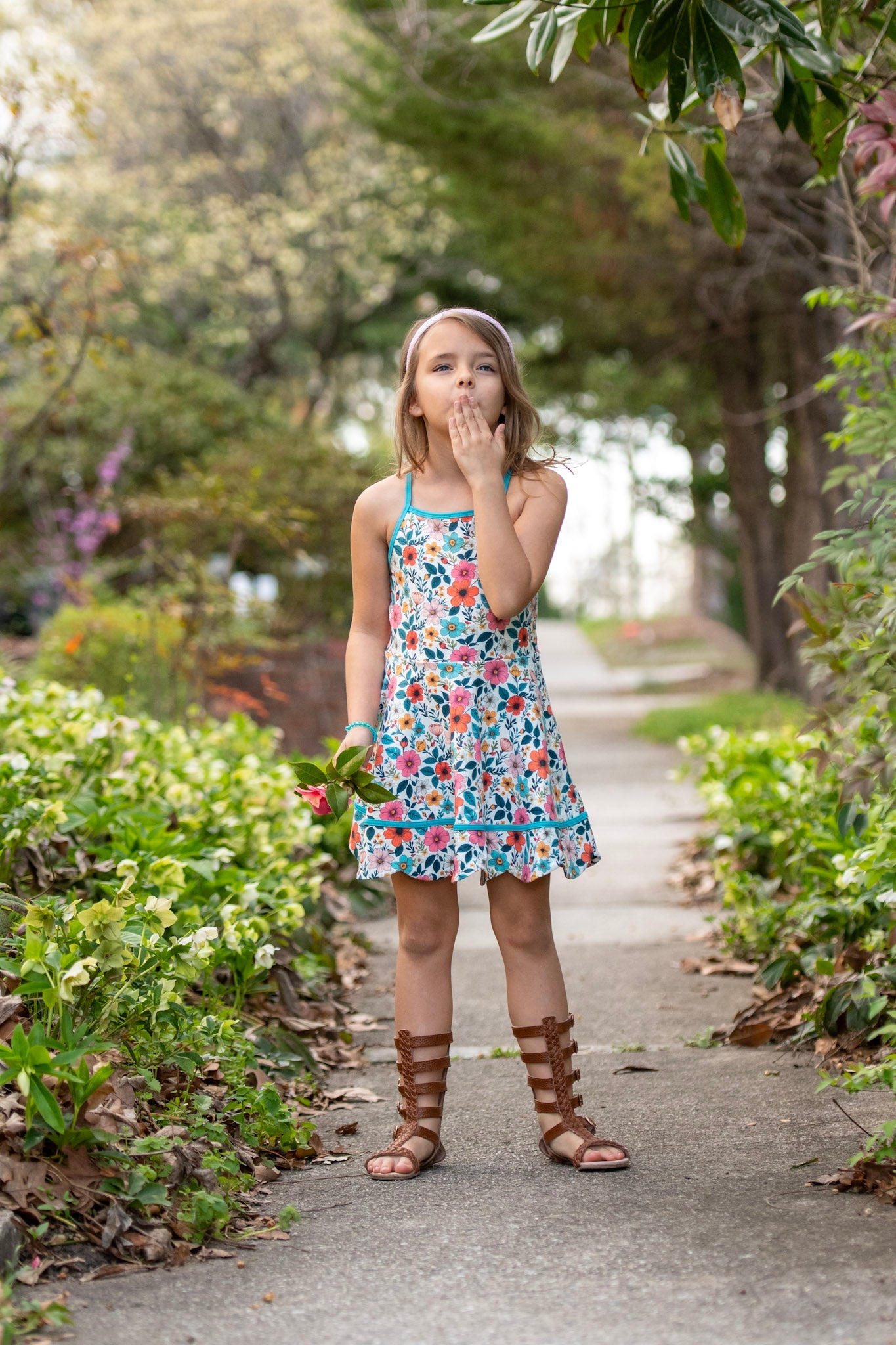 Harvest Peonies Activewear Dress -**Perfectly Imperfect**- these will not come with shorts
