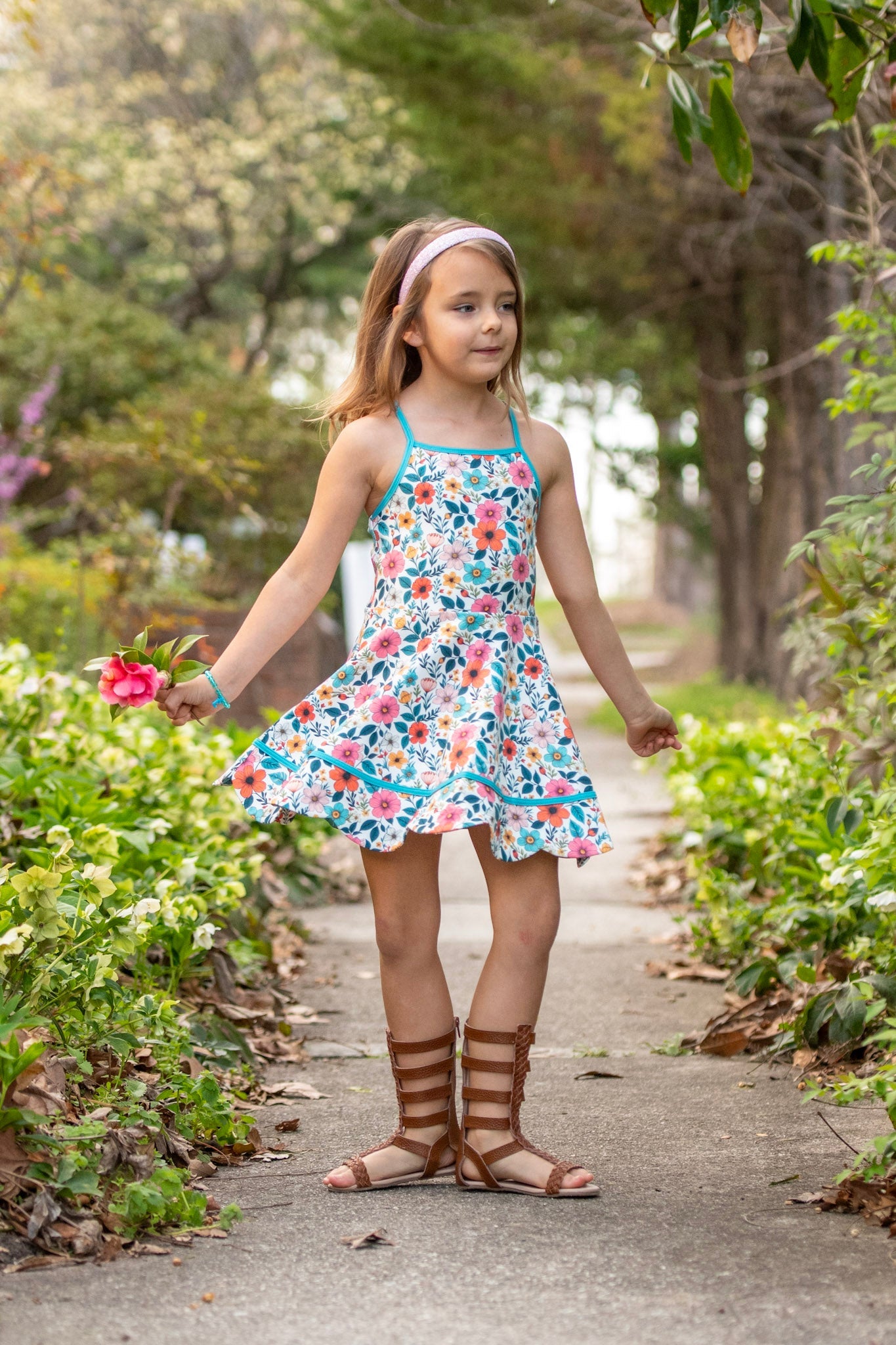 Harvest Peonies Activewear Dress -**Perfectly Imperfect**- these will not come with shorts