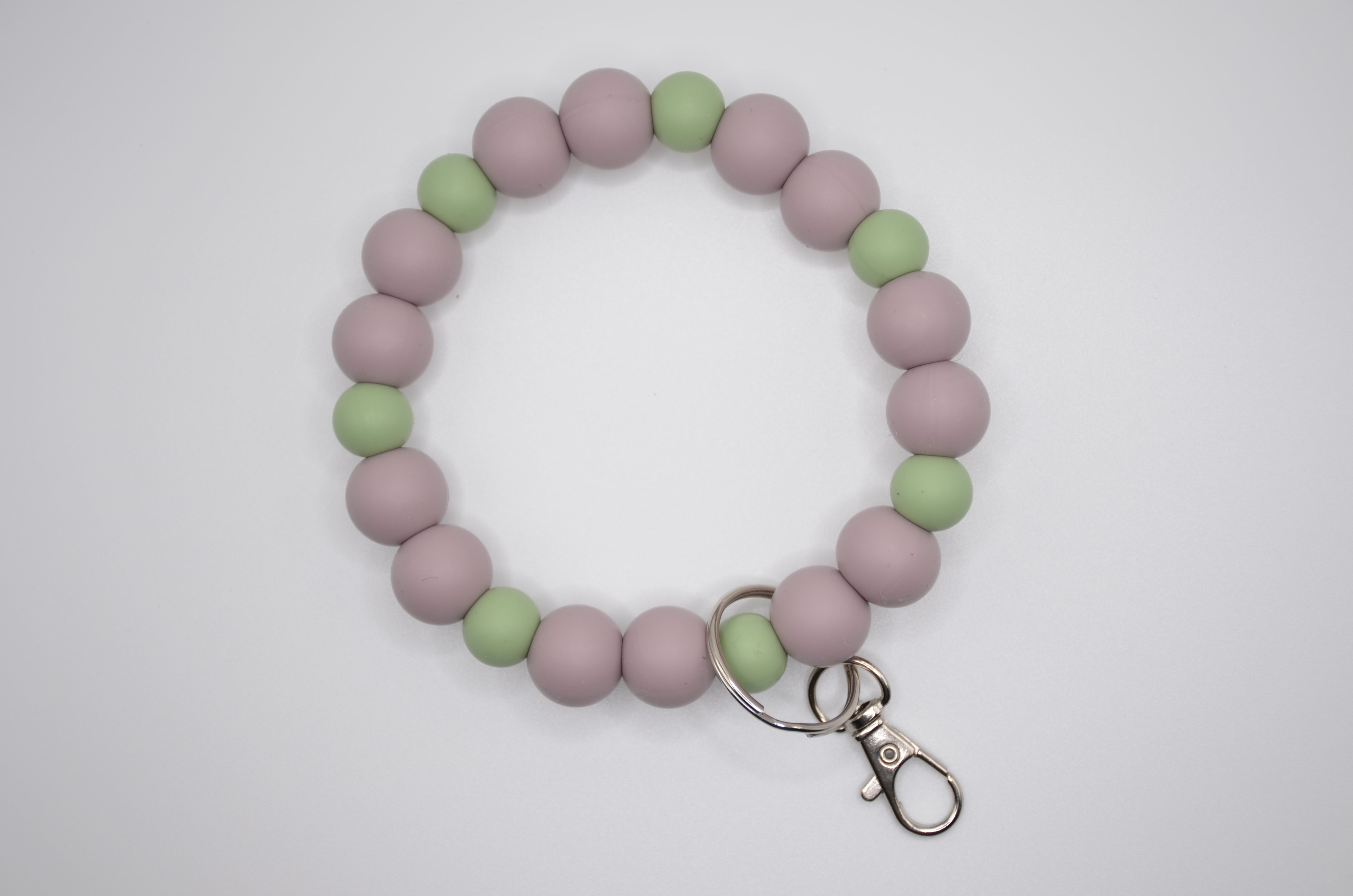 Lavender Succulent Wristlet