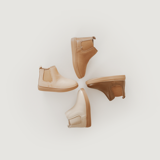 Leather Chelsea Boot | Color 'Honey' | Hard Sole