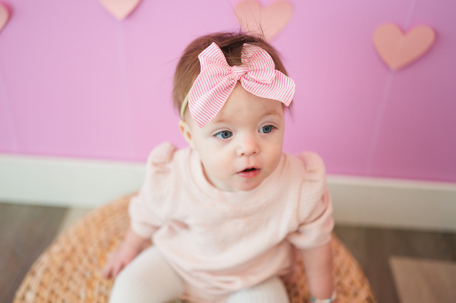 Candy Stripe | Petite Party Bow