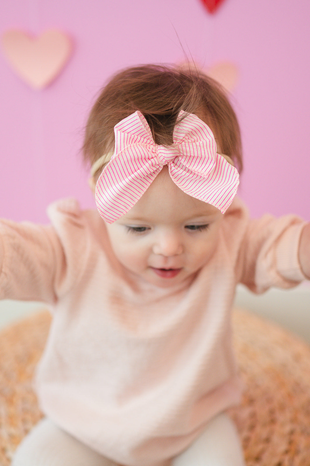 Candy Stripe | Petite Party Bow