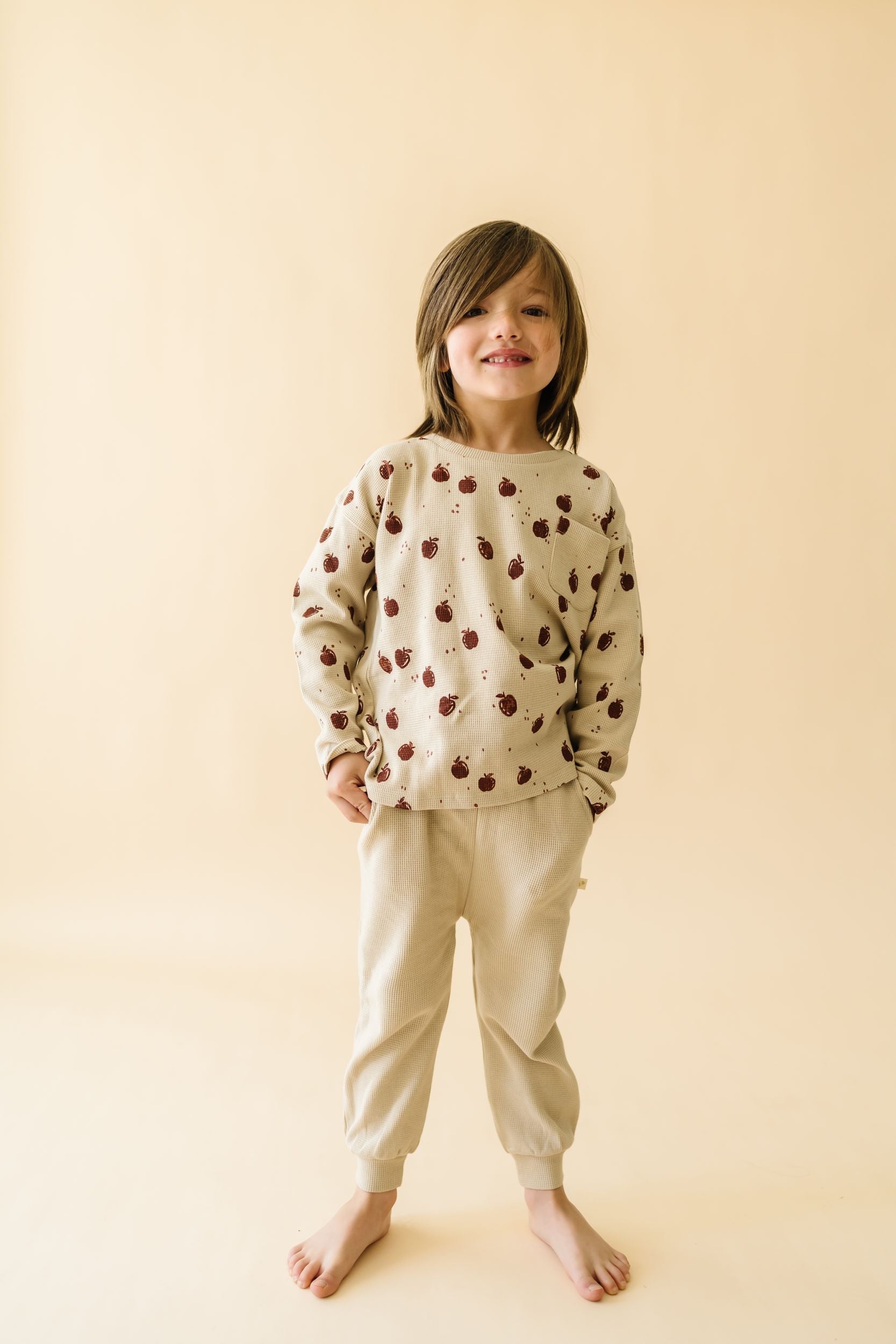 Organic Long Sleeve Tee & Pant Set - Orchard