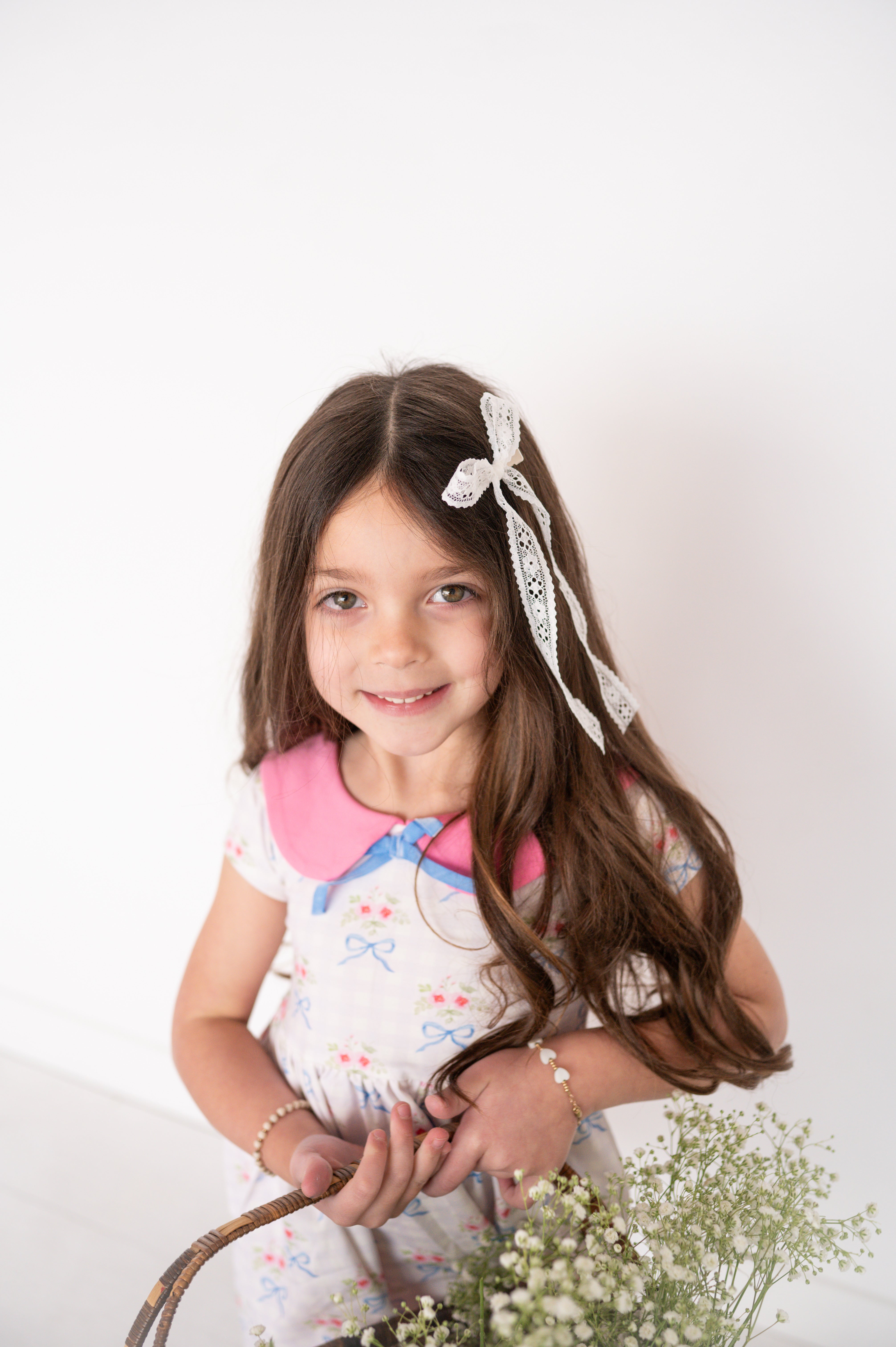 White Lace | Statement Ribbon Bow