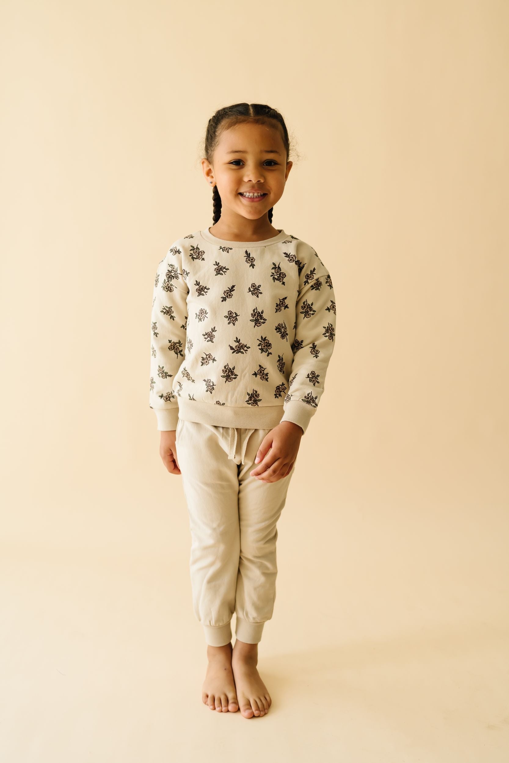 Organic Fleece Sweatshirt - Posy