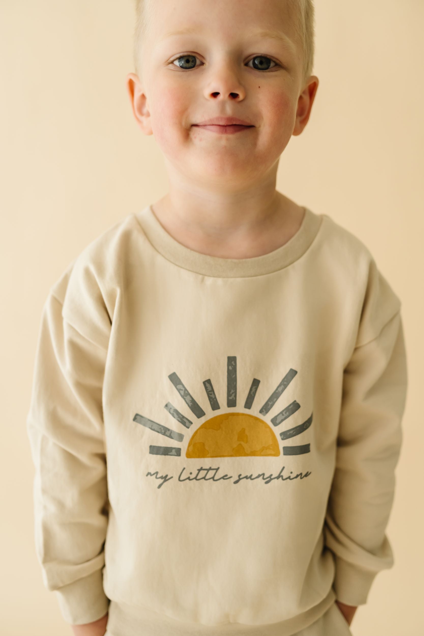 Organic Fleece Sweatshirt - My Little Sunshine