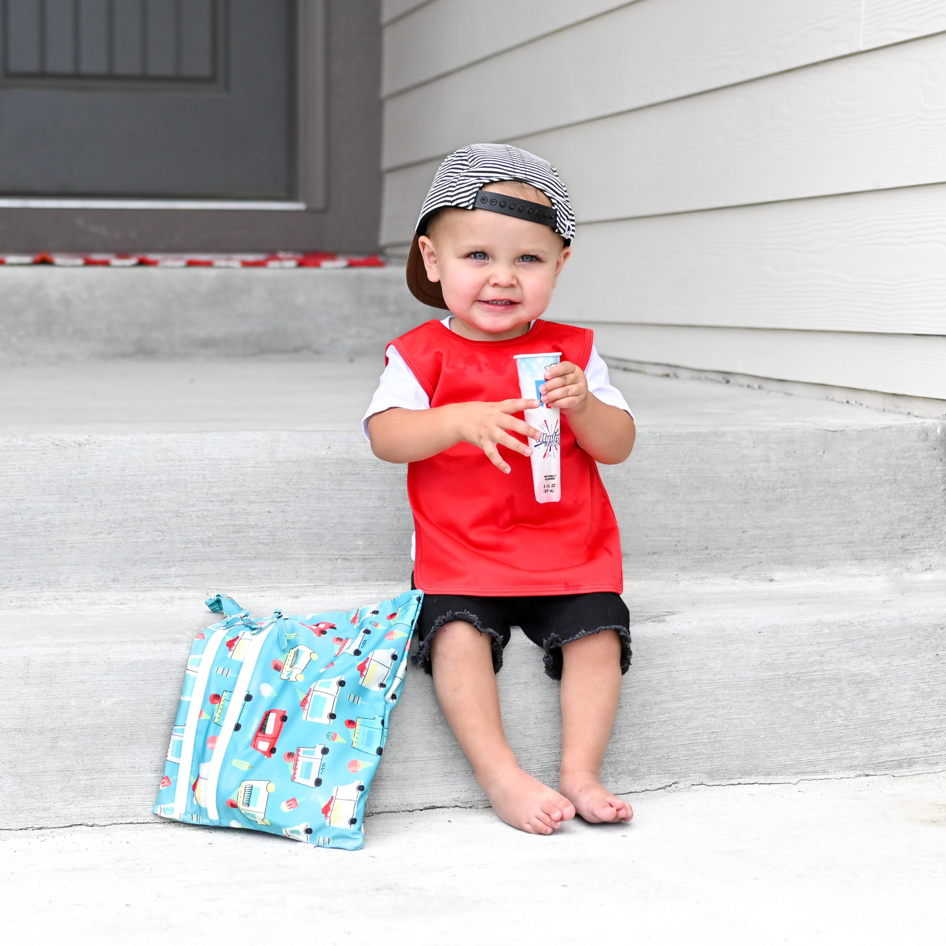 Ice Cream Truck - Waterproof Wet Bag (For mealtime, on-the-go, and more!)  BapronBaby   