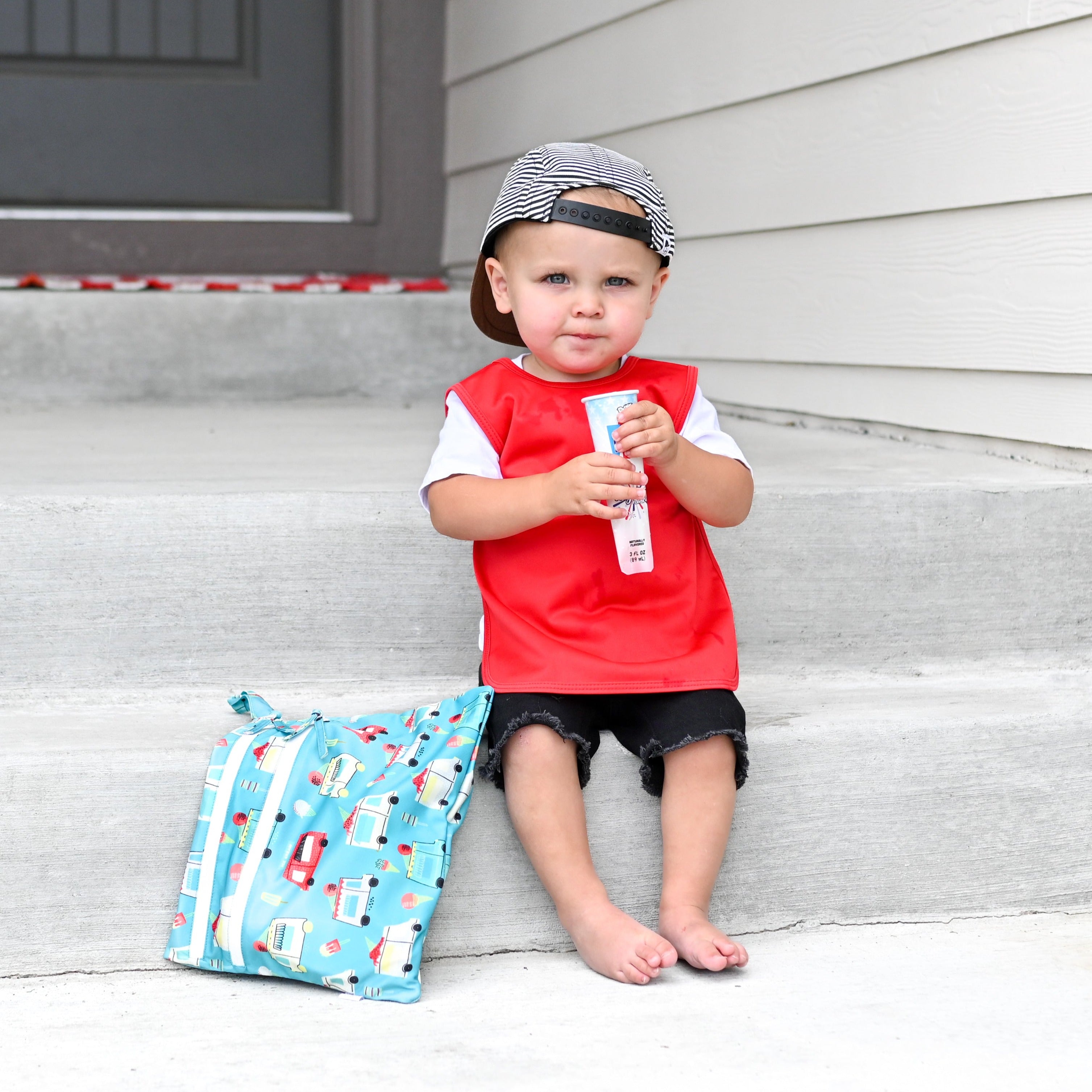 Ice Cream Truck - Waterproof Wet Bag (For mealtime, on-the-go, and more!)  BapronBaby   