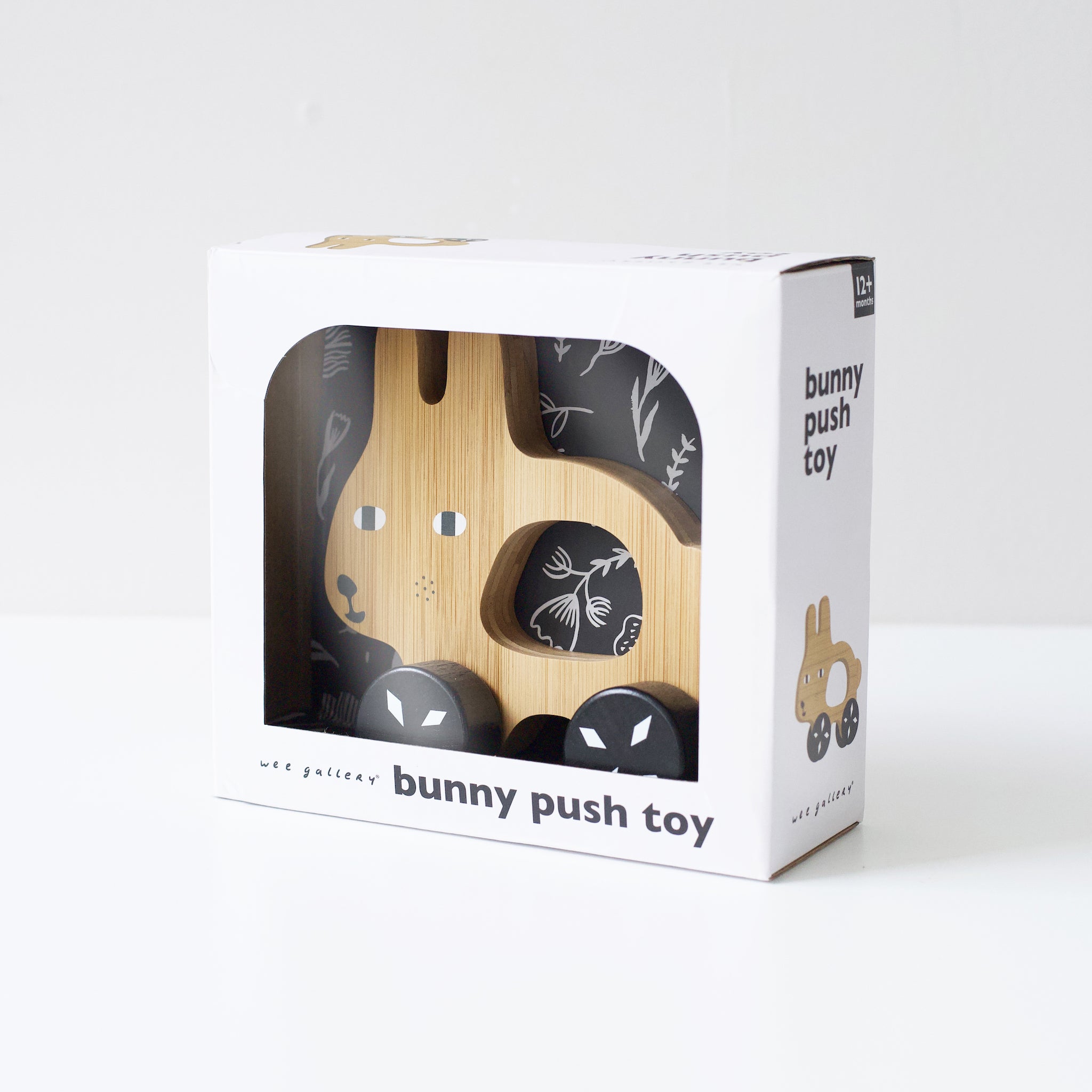 Bunny Push Toy Wood + Bamboo Toys Wee Gallery   