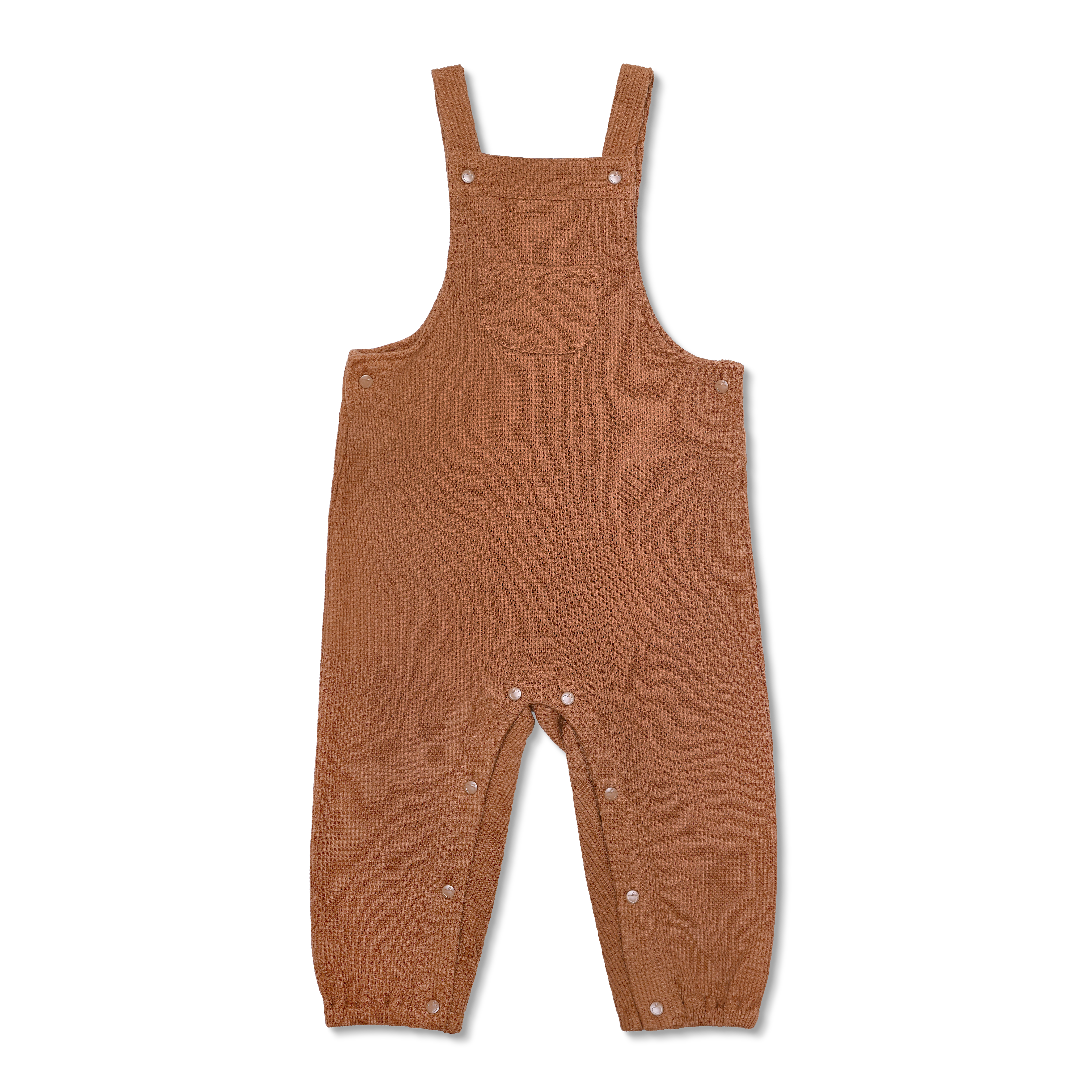 Waffle Overalls - Caramel