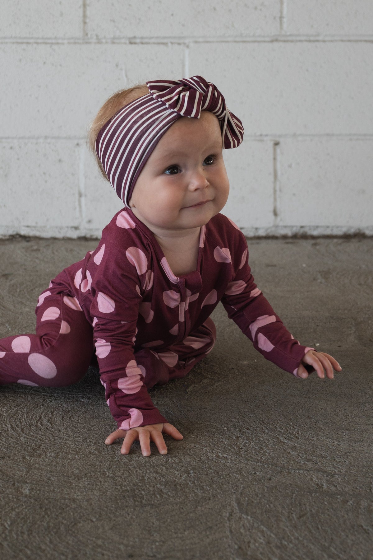 Bamboo Zip Pajamas | Heather Rose Dot