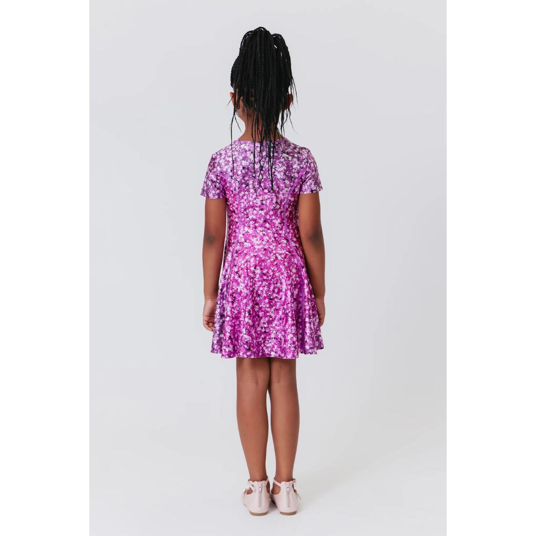 Star Confetti Foil Skater Dress