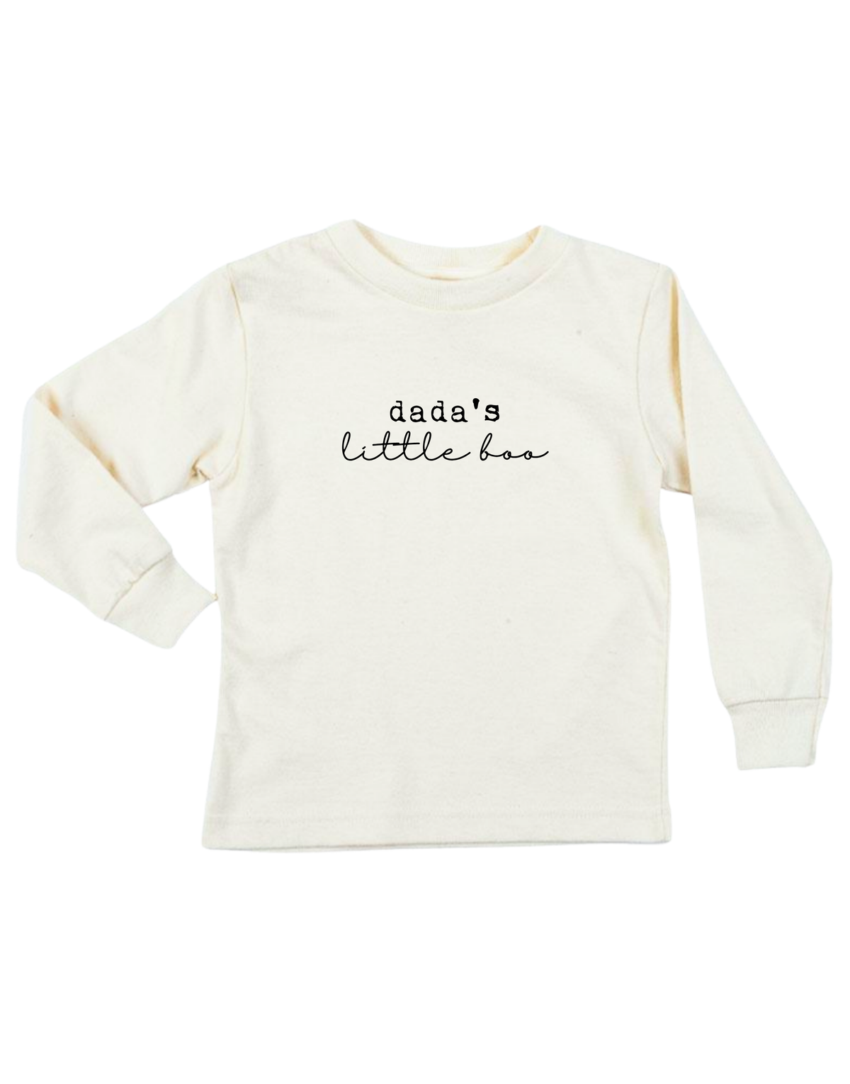 Dada's Little Boo Organic Kids T-Shirt Long Sleeve