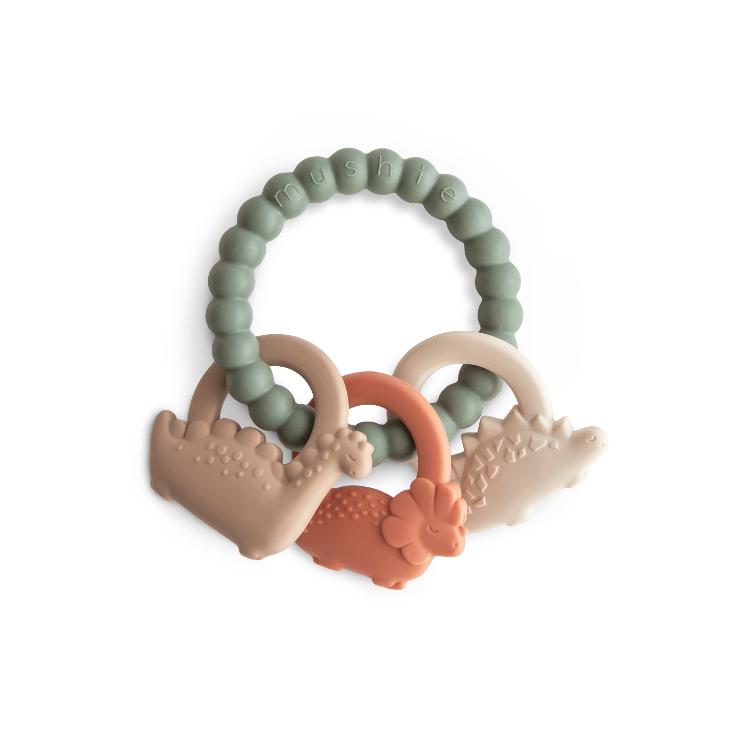 Dino Teething Ring teether Mushie   