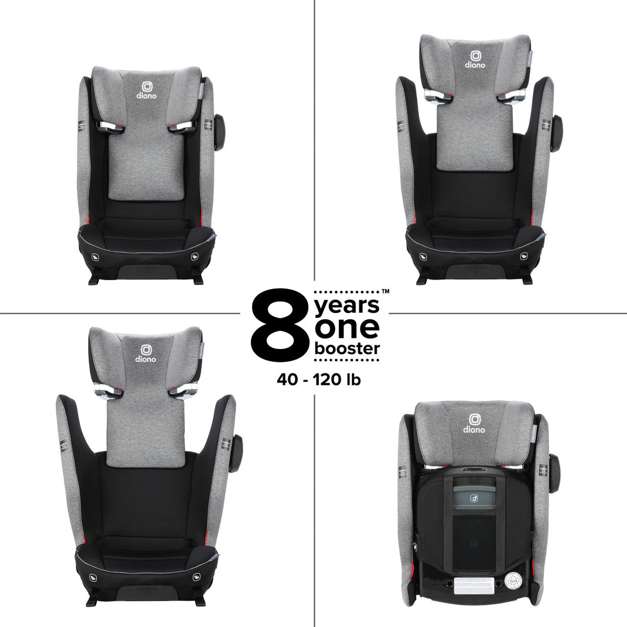 Best Booster Seat for Toddlers Diono Booster Seat Monterey 6DXT SafePlus