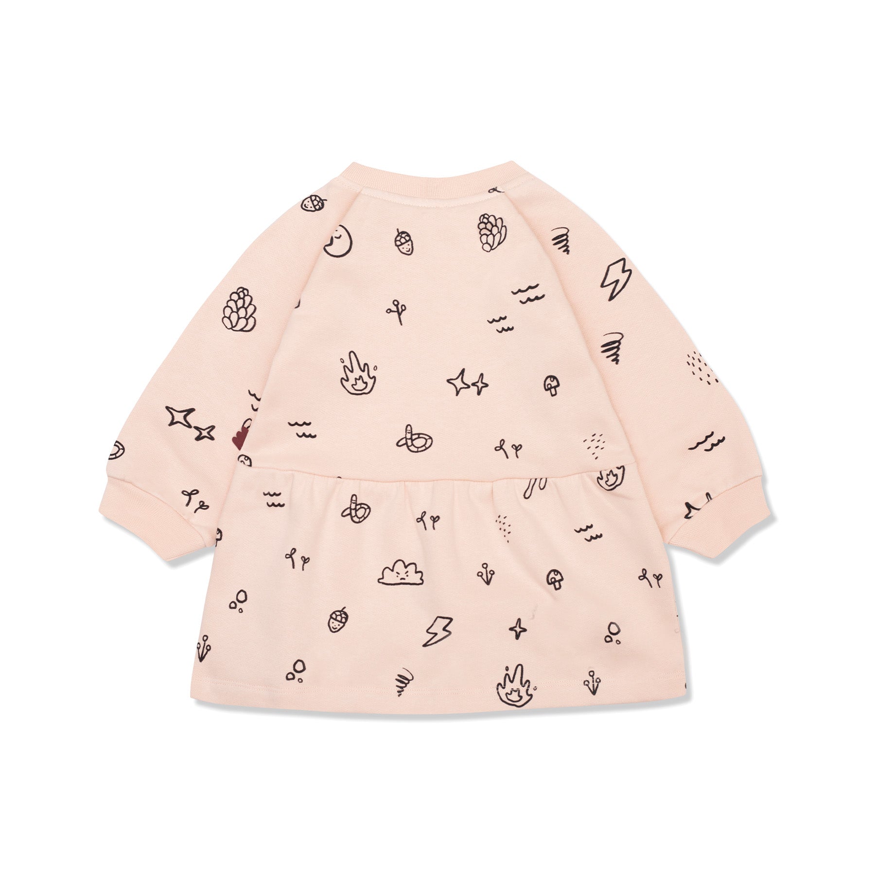 Doodles Print Baby Dress Dress Mon Coeur   