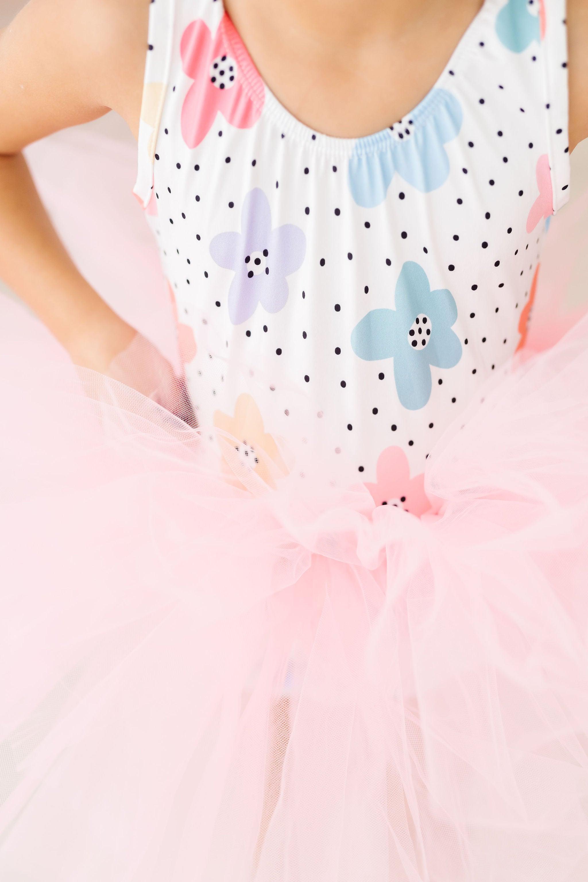 Dots & Daisies Tank Tutu Leotard