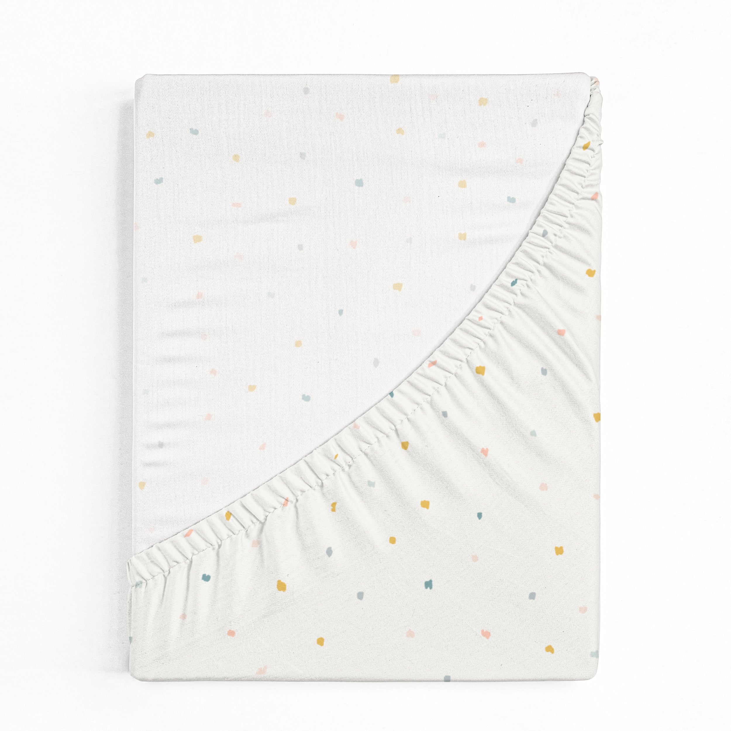 Organic Crib Sheet - Dotty