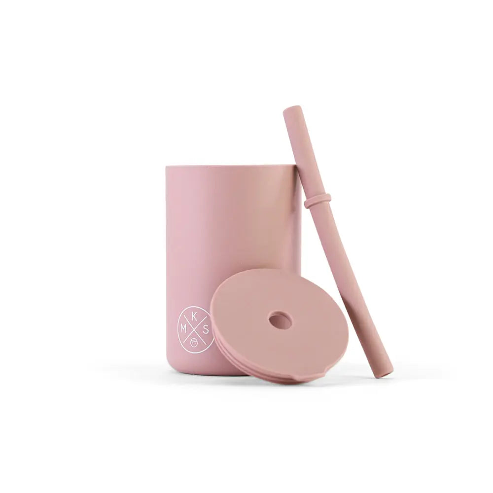 Drinking cup with straw - Lilac