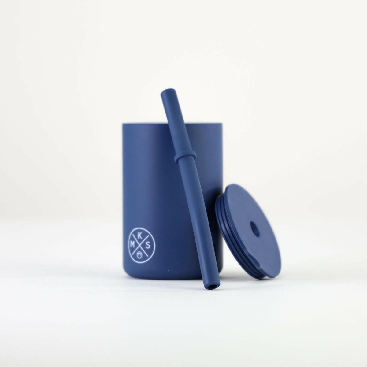 Drinking cup with straw - Navy Drinking cup MKS Miminoo   