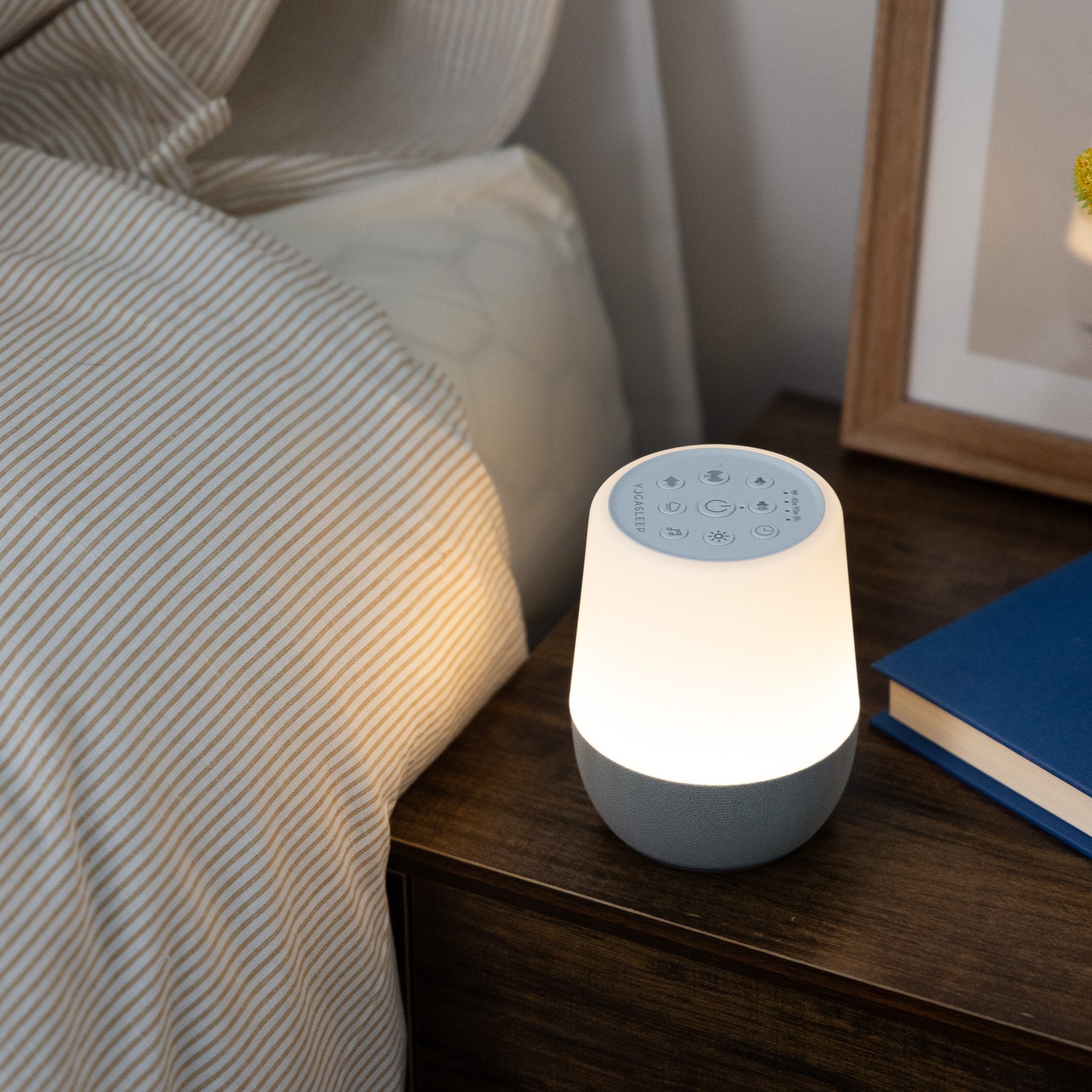 Duet White Noise Machine with Night Light and Wireless Speaker