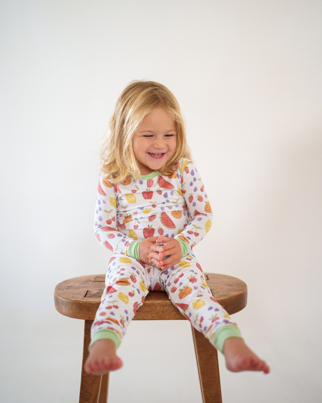 Summertime Fruits Bamboo Pajamas