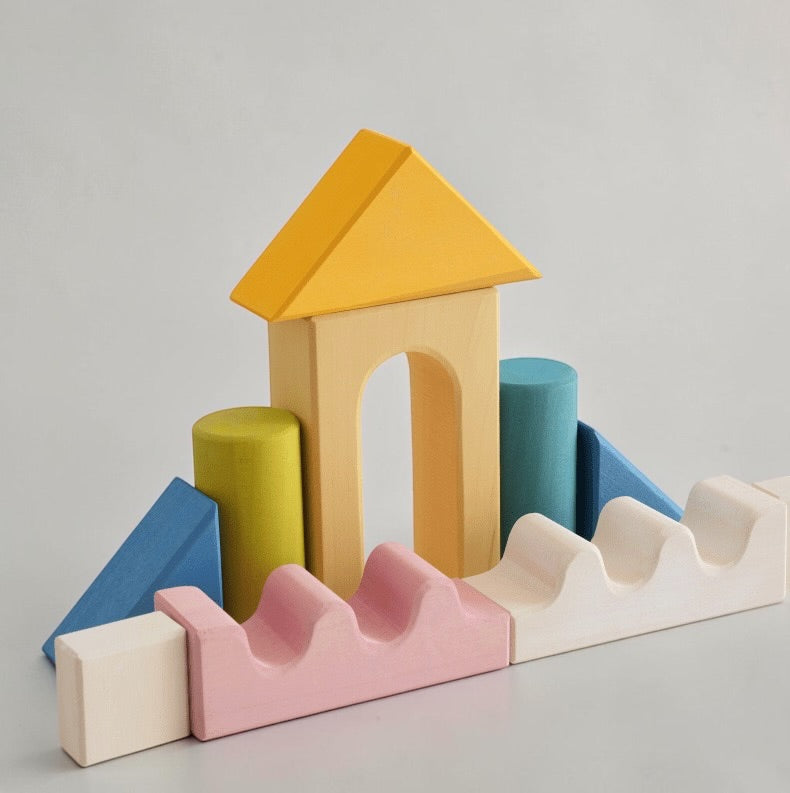 **Pre-order (Ships in 2-3 Weeks)**62 Pcs STAINED Large Castle Building Blocks Set