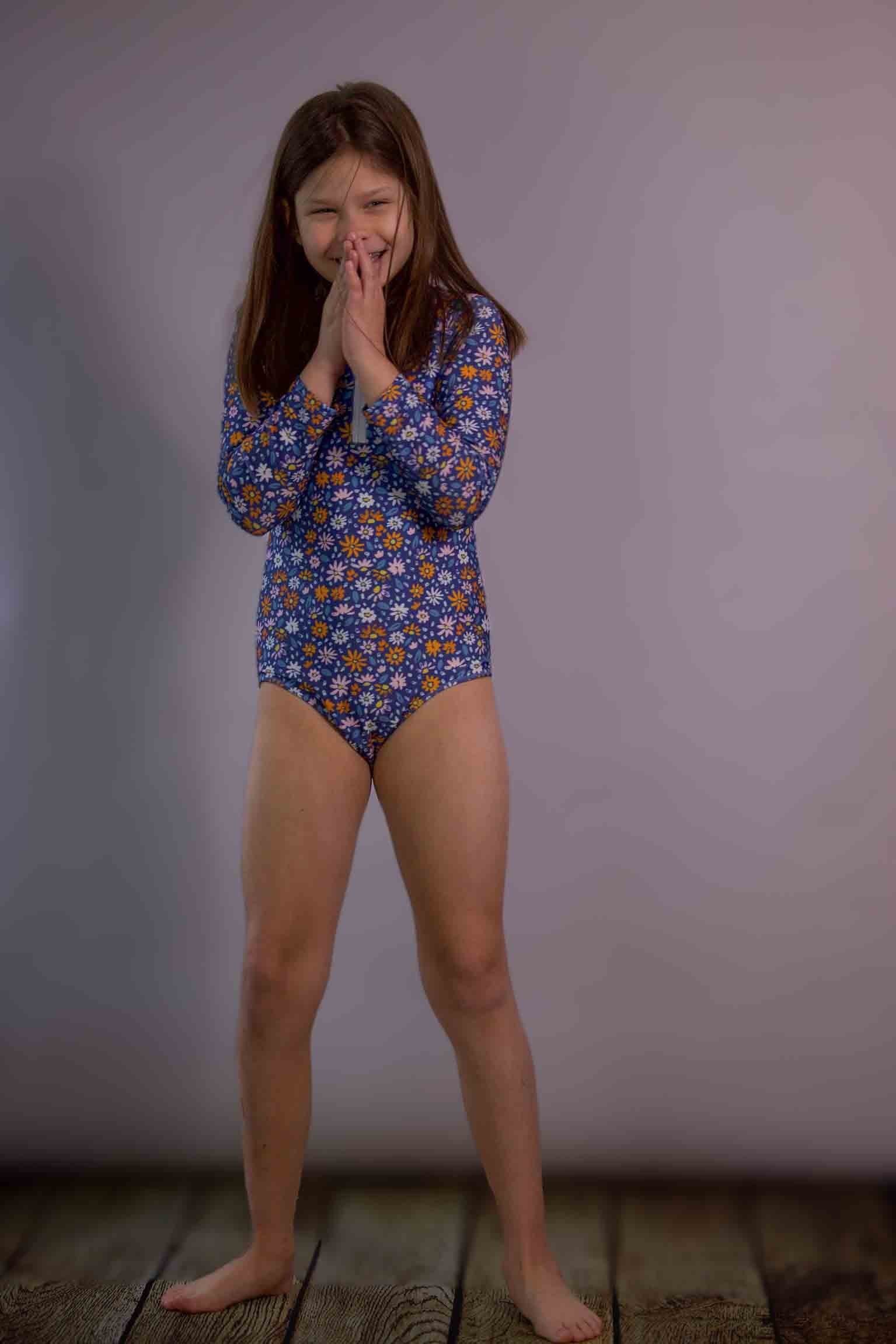 flowers swimsuit