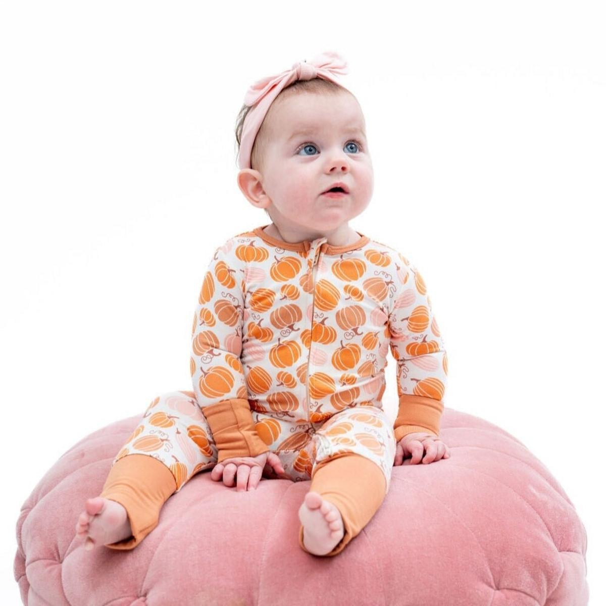 Convertible Romper - Pumpkin