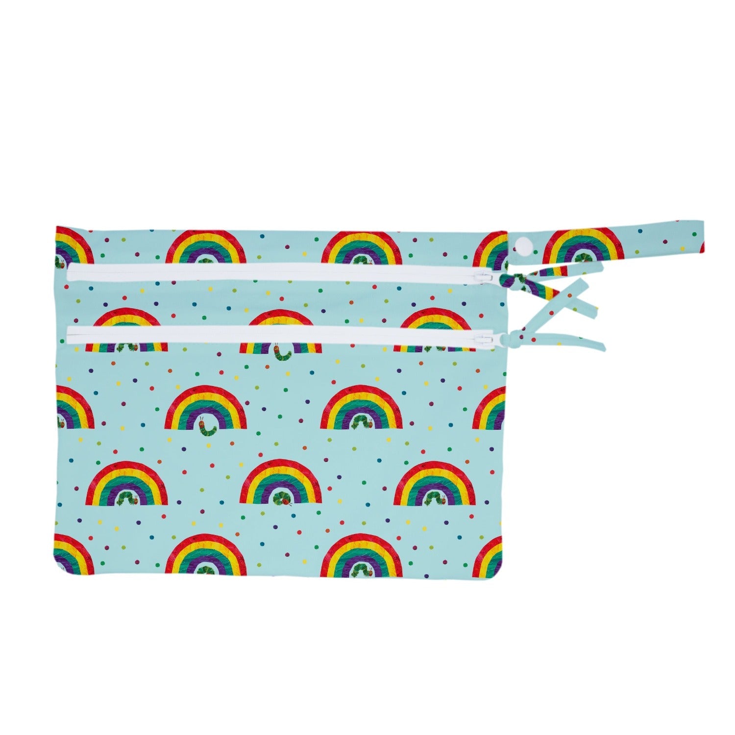 Rainbow Caterpillar - Waterproof Wet Bag (For mealtime, on-the-go, and more!) - from the World Of Eric Carle SALE  BapronBaby   