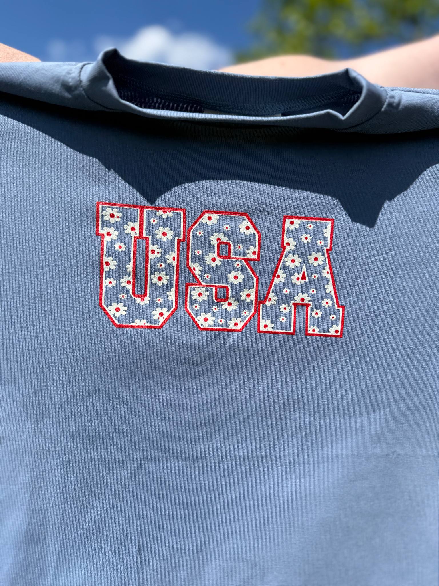USA Daisy Oversized T-Shirt