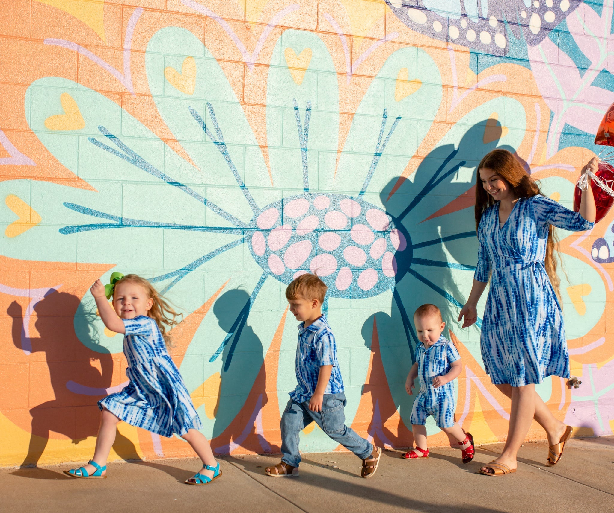 Shibori Polo Romper