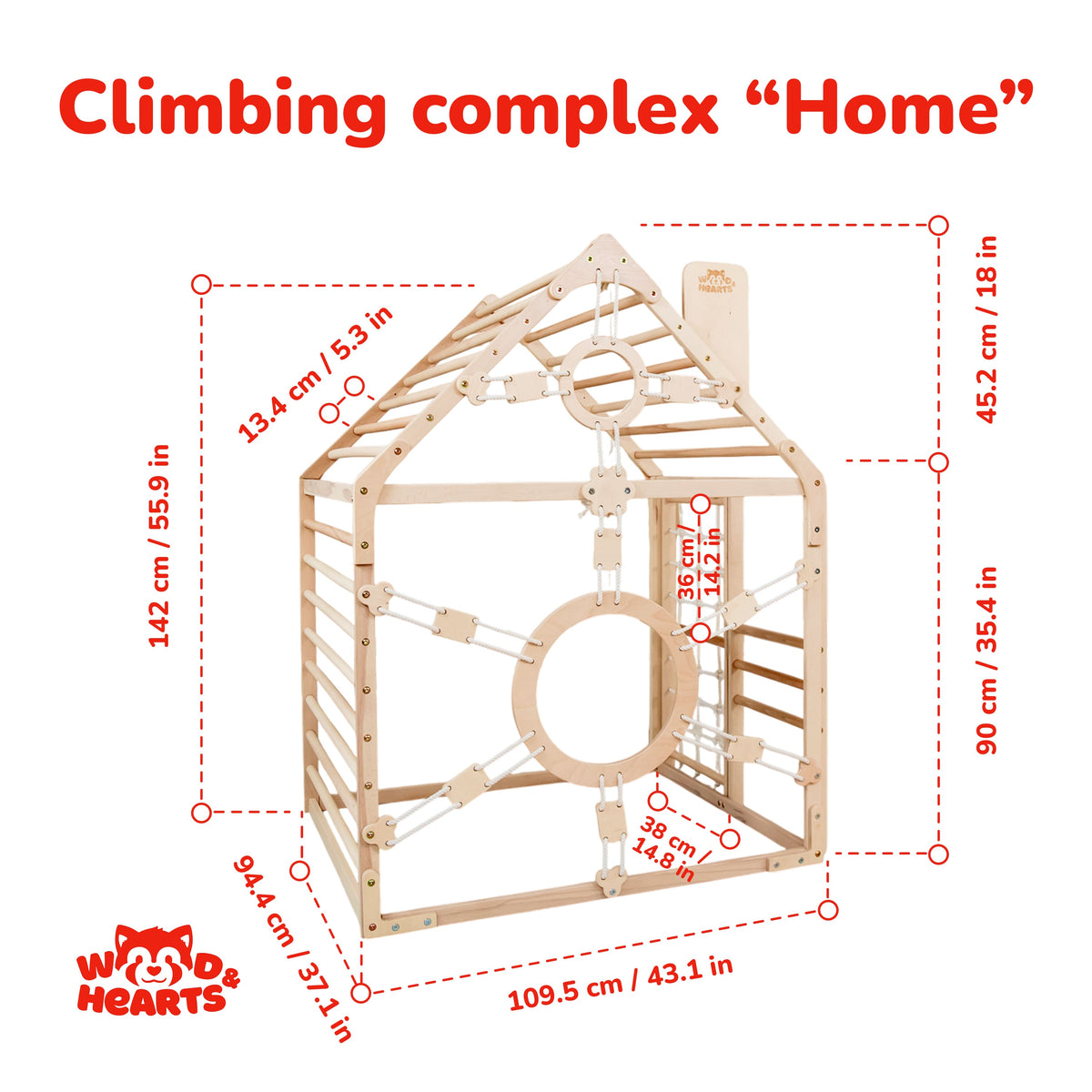 Playhouse with Slide