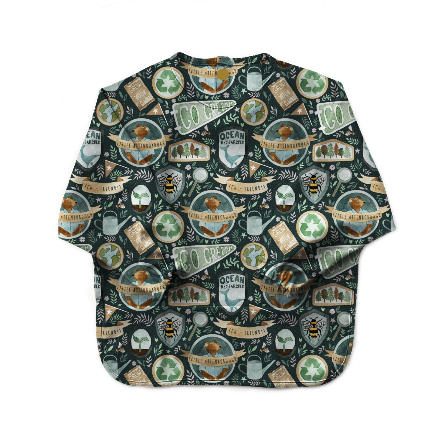 Long Sleeve Recycled Plastic Smock Bib